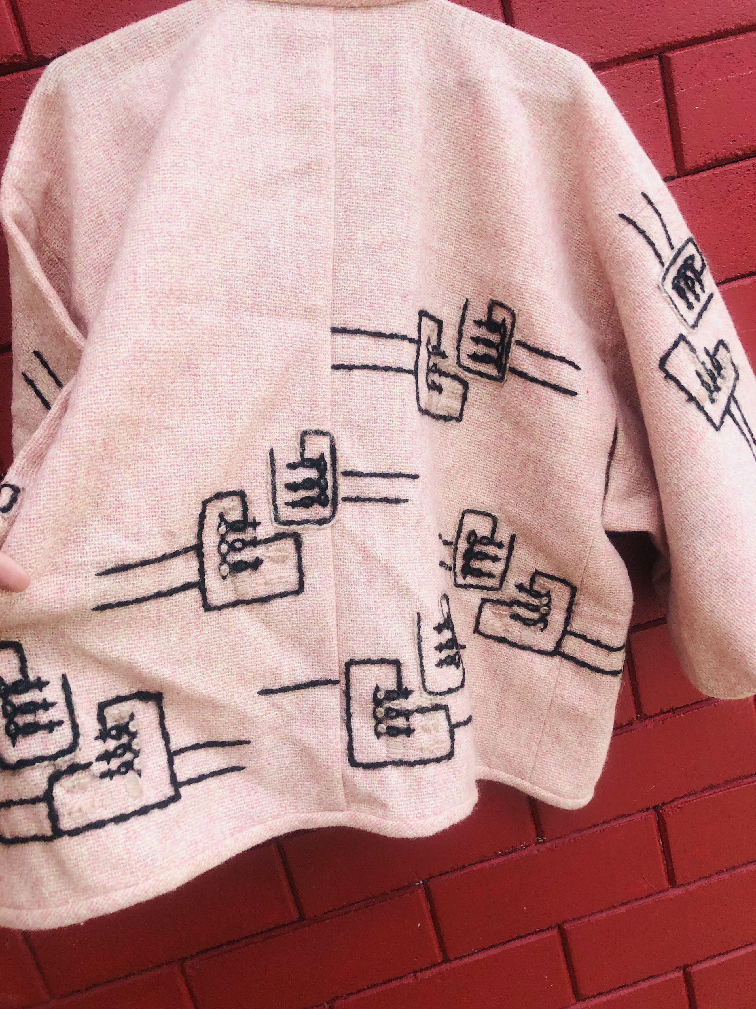 Japanese Brand × Vintage Vintage Wool Kimono Japanese Designed Fashion Style Size US L / EU 52-54 / 3 - 8 Thumbnail
