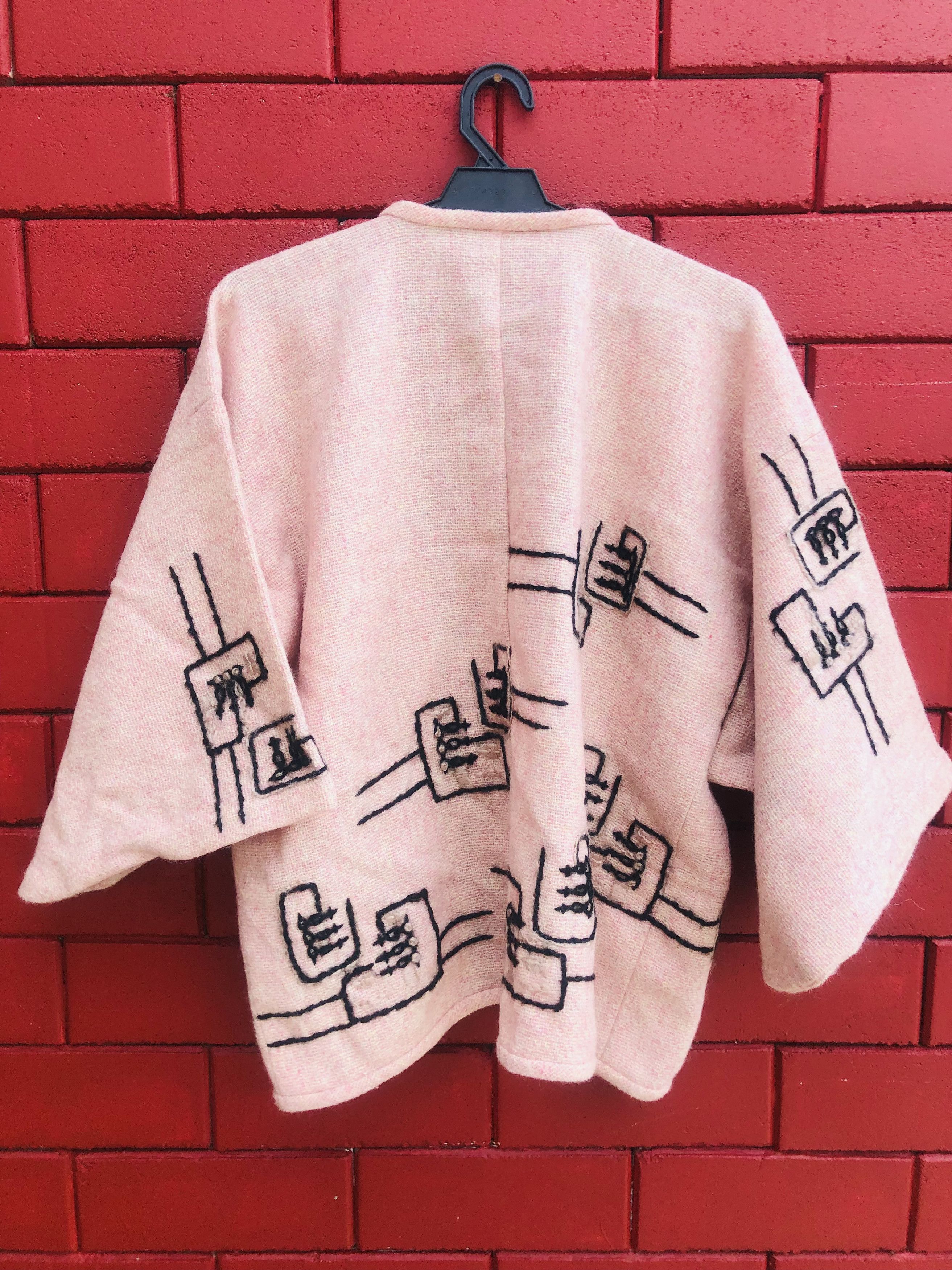 Japanese Brand × Vintage Vintage Wool Kimono Japanese Designed Fashion Style Size US L / EU 52-54 / 3 - 2 Thumbnail