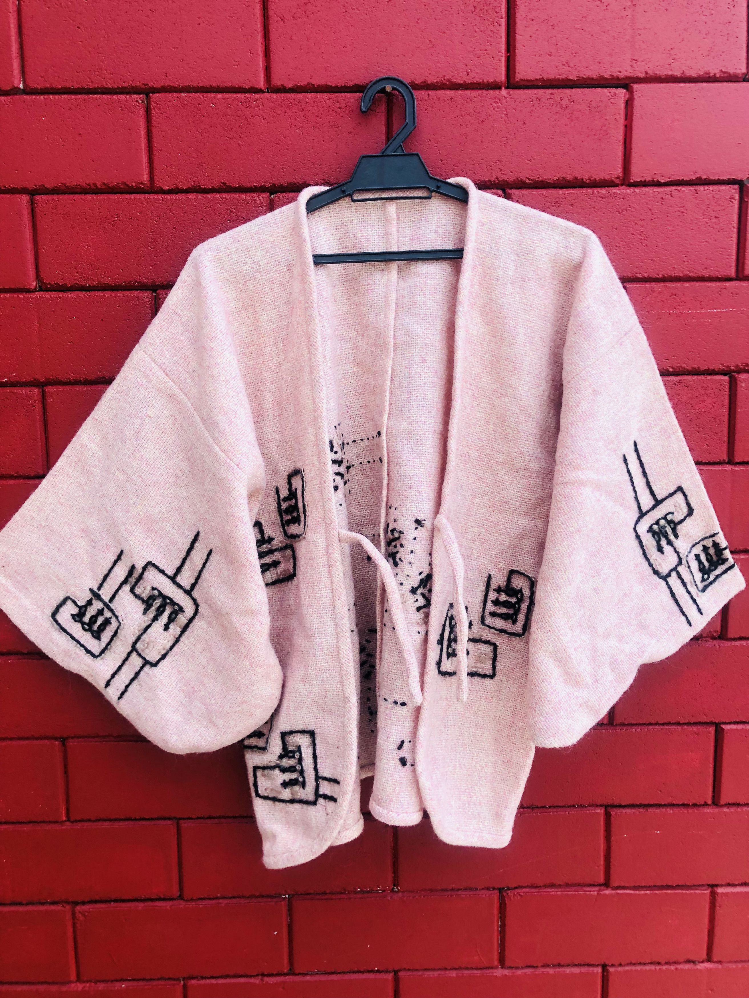 Japanese Brand × Vintage Vintage Wool Kimono Japanese Designed Fashion Style Size US L / EU 52-54 / 3 - 1 Thumbnail
