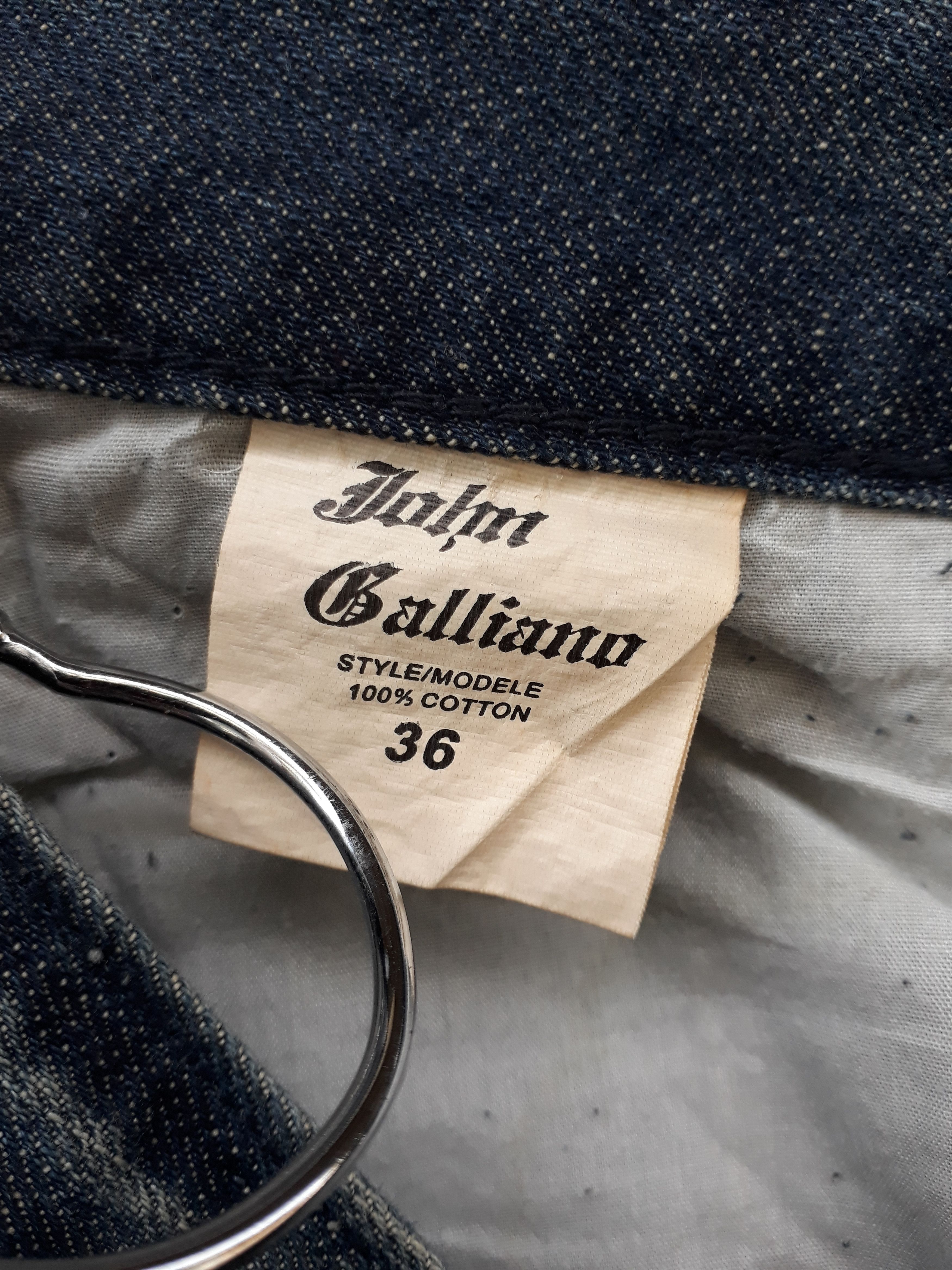 John Galliano Rare!!!John Galliano denim Size US 36 / EU 52 - 3 Thumbnail