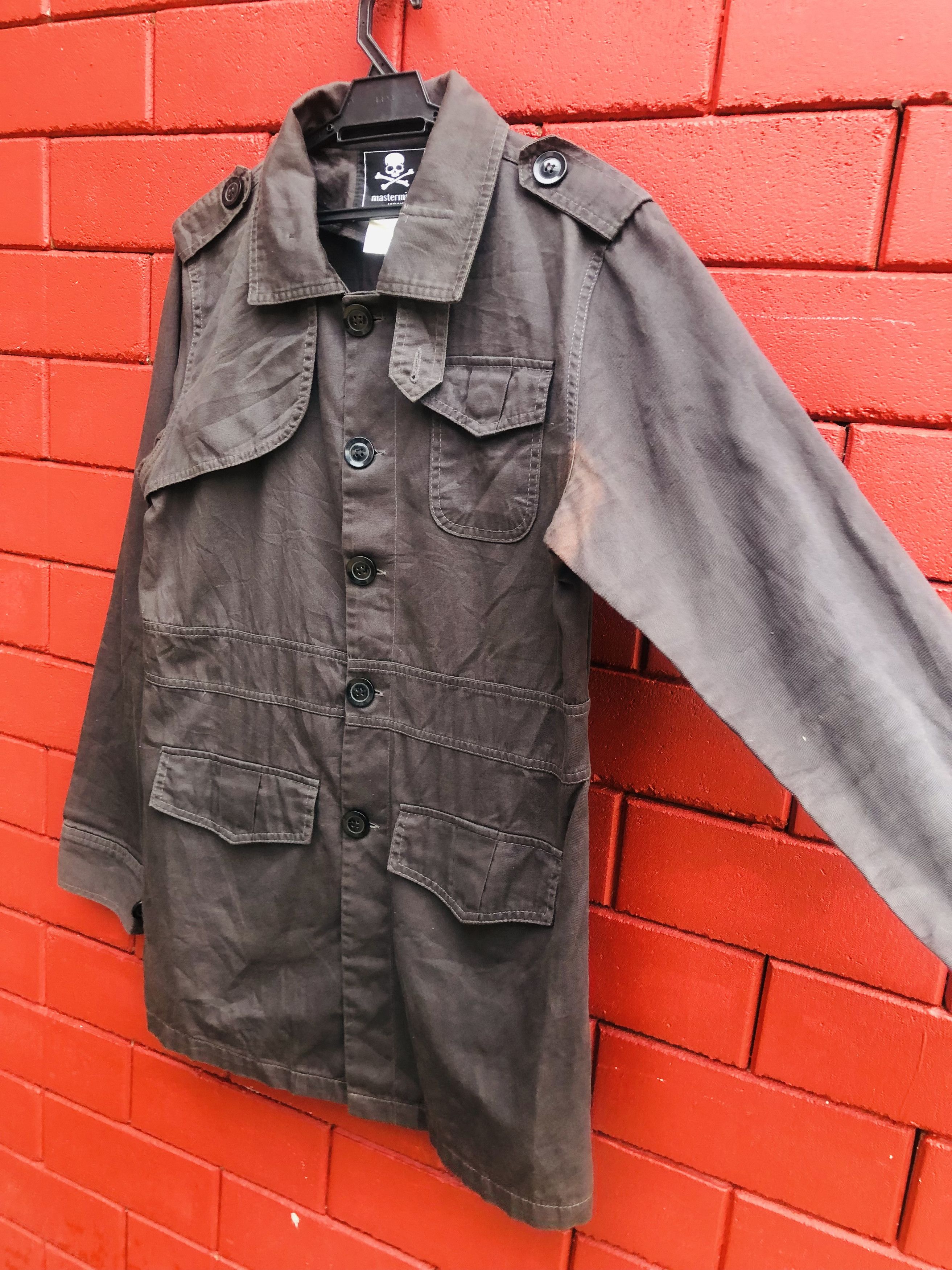 Japanese Brand × Mastermind Japan × Vintage Vintage Mastermind Japan Pocket Design Chocolate Jacket Size US L / EU 52-54 / 3 - 6 Thumbnail