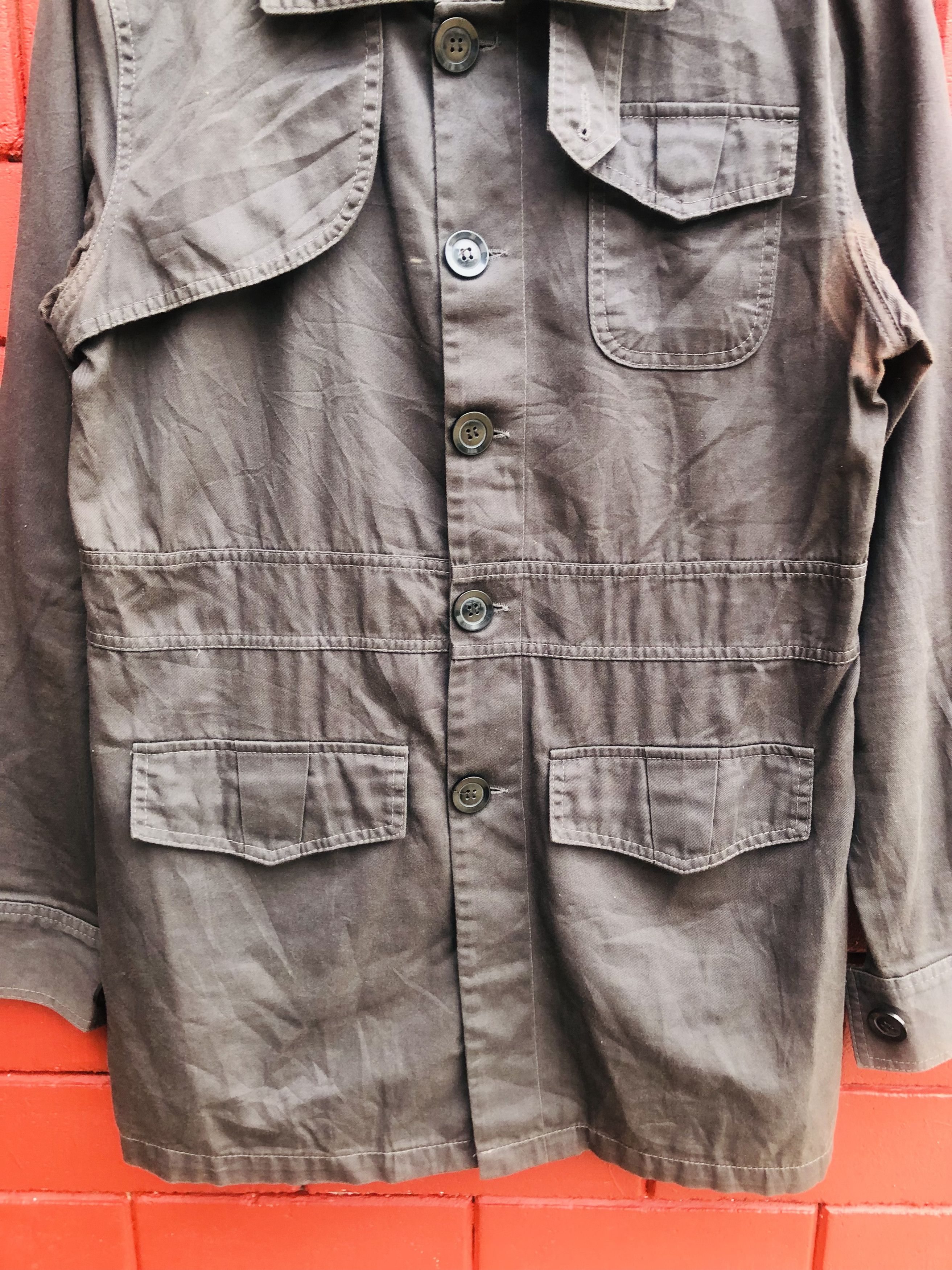 Japanese Brand × Mastermind Japan × Vintage Vintage Mastermind Japan Pocket Design Chocolate Jacket Size US L / EU 52-54 / 3 - 4 Thumbnail