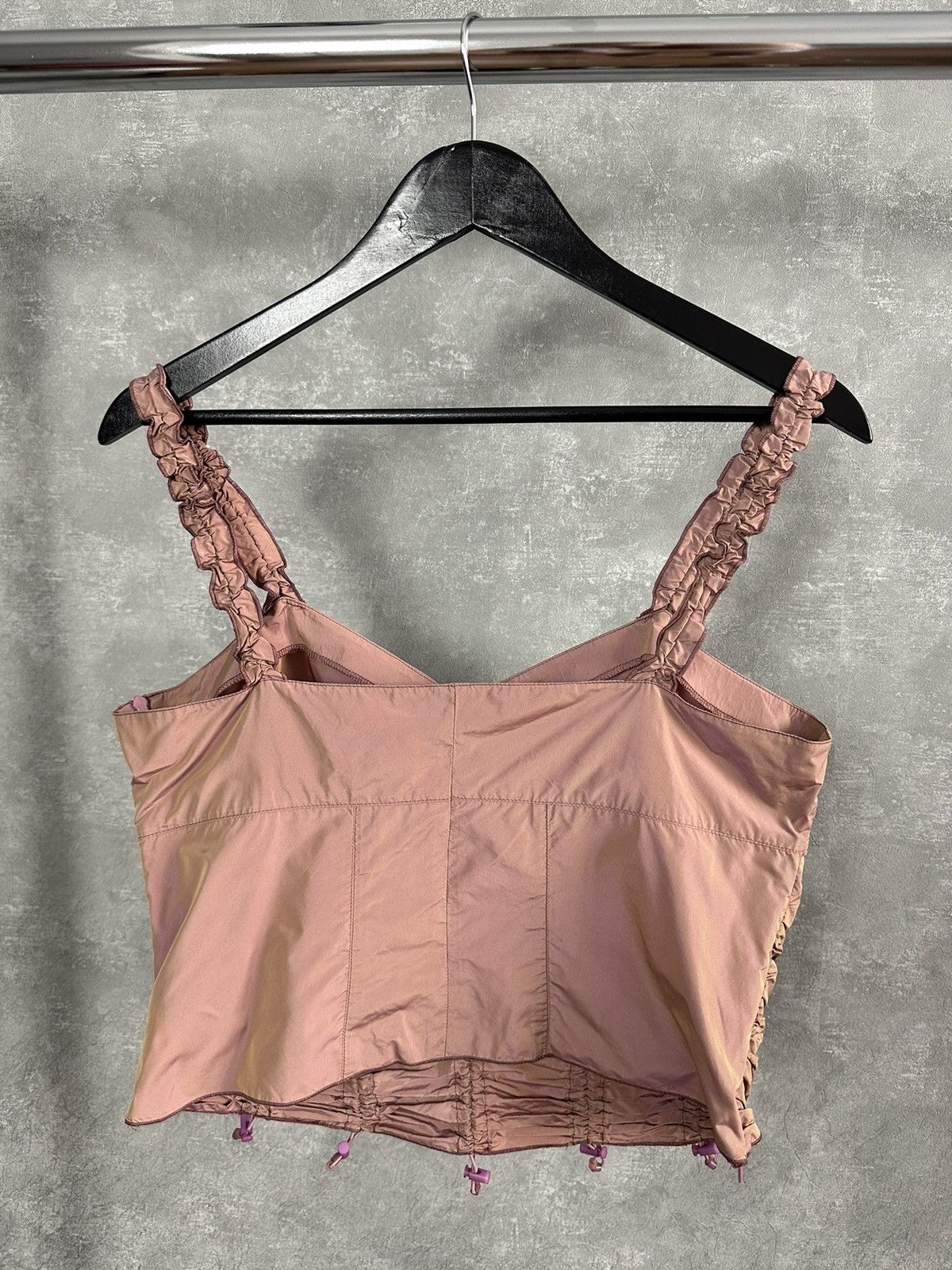 Japanese Brand × Vintage Vintage Nylon Peach Adjustable Tank-Top Size M / US 6-8 / IT 42-44 - 7 Thumbnail
