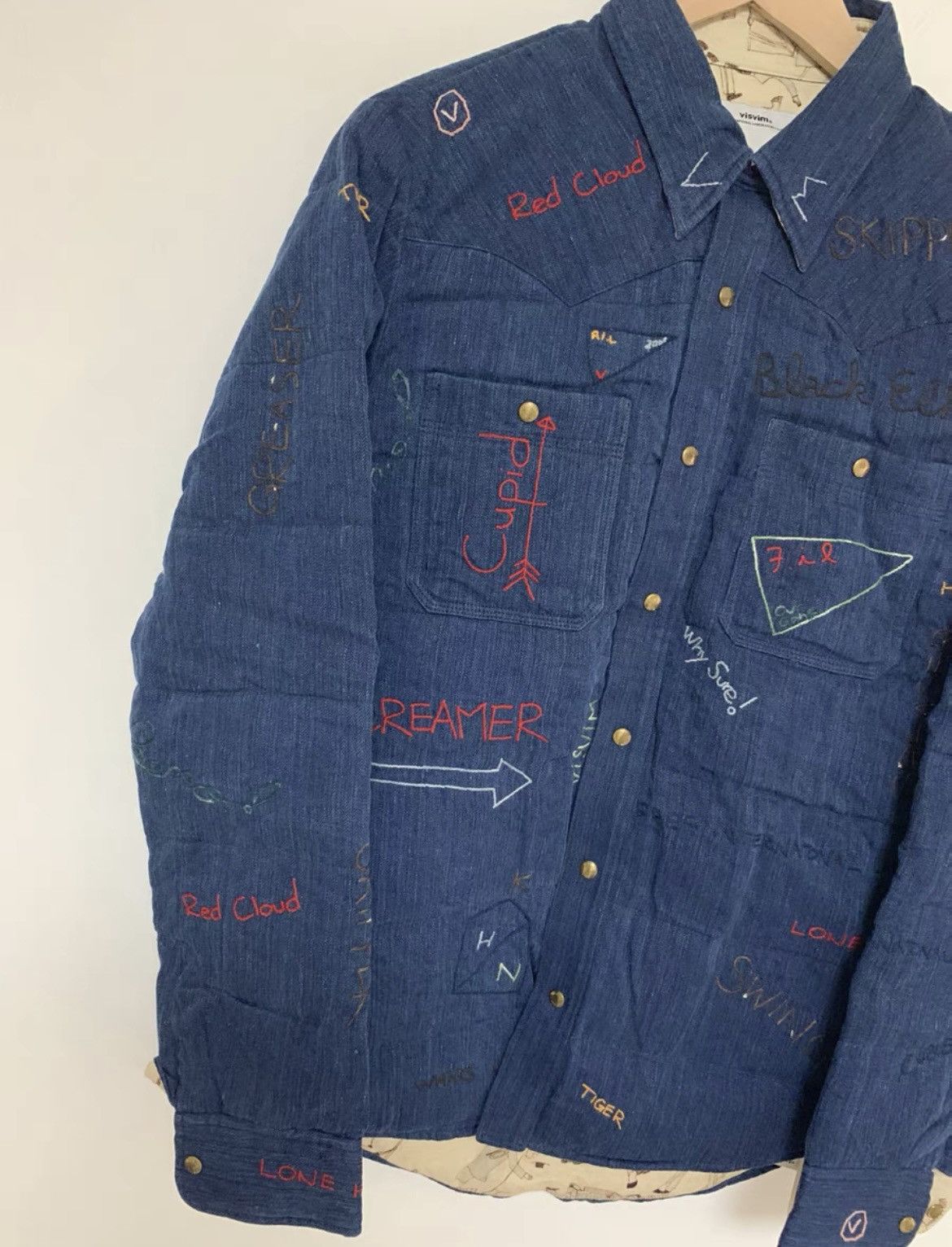 Visvim visvim spot Kerchief down jkt Iconembroidery Size US M / EU 48-50 / 2 - 3 Thumbnail