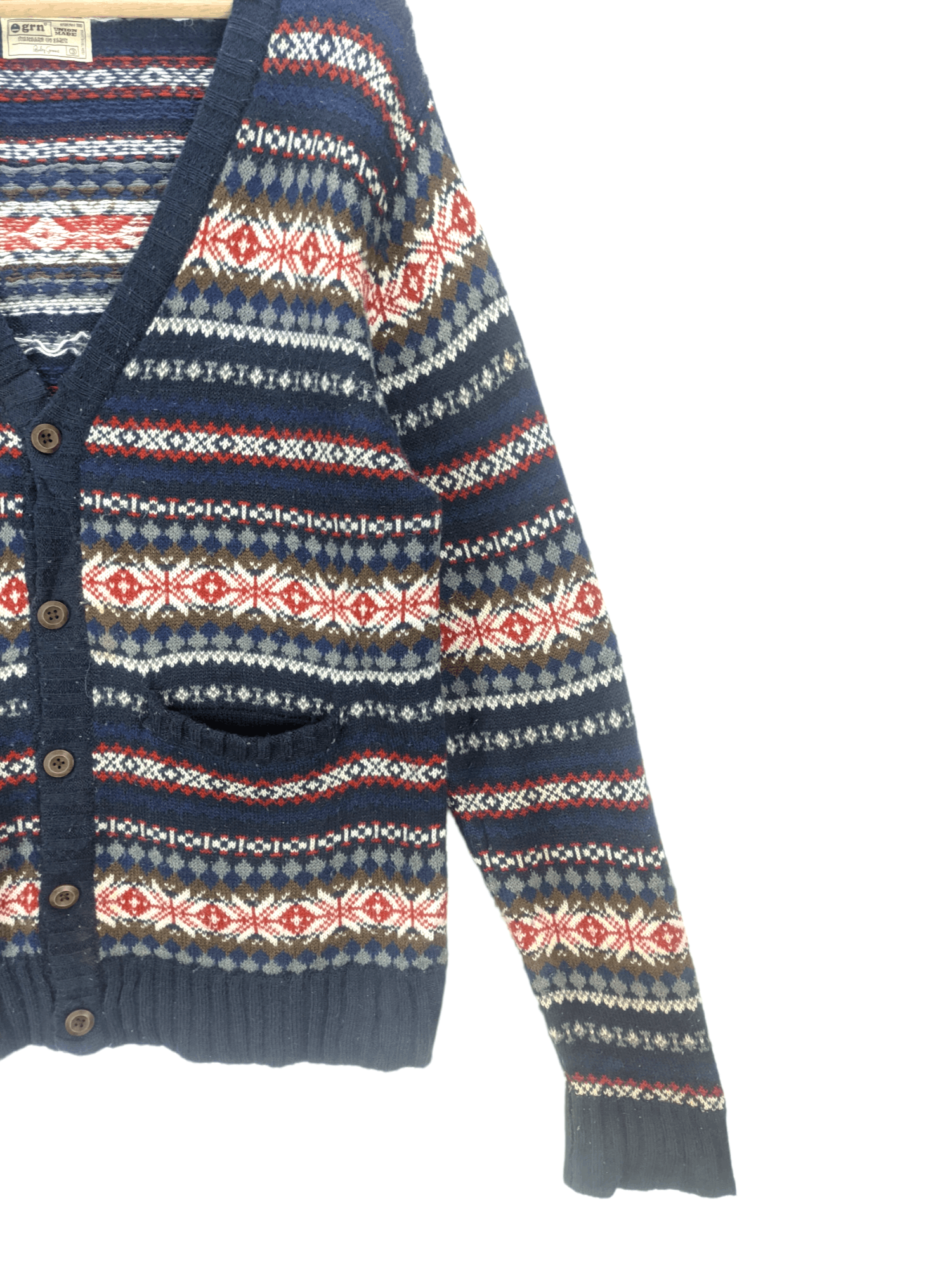 Japanese Brand Steals🔥Cardigan Jacket Navajo Pattern by Union Made Size US L / EU 52-54 / 3 - 5 Thumbnail