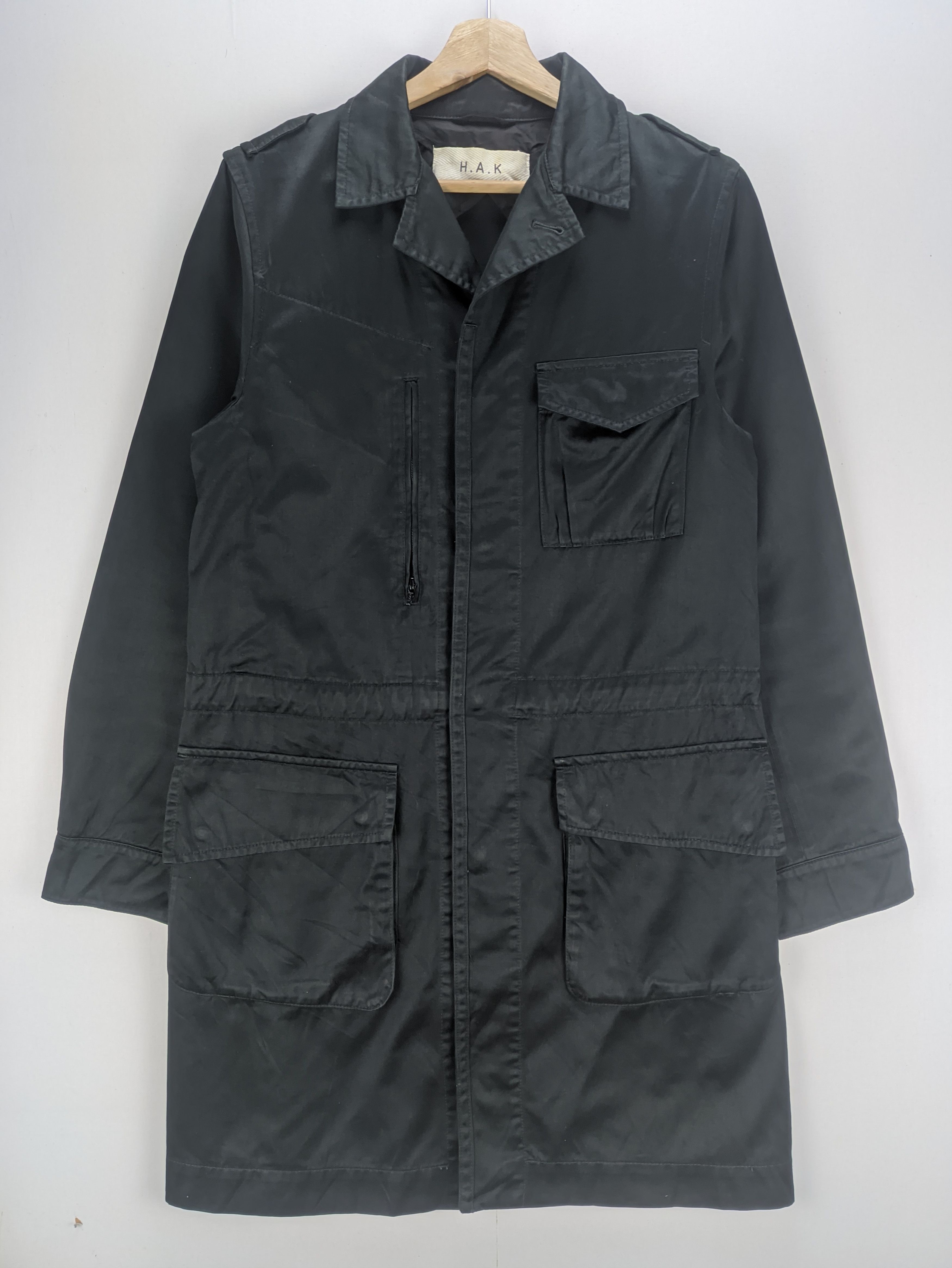 Japanese Brand Steals🔥Vintage Long Jacket Military Style by H.A.K Size M / US 6-8 / IT 42-44 - 1 Thumbnail