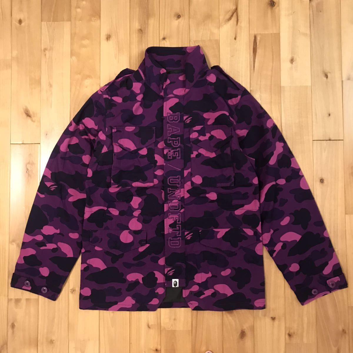 Bape BAPE × undefeated M65 military jacket purple camo | Grailed