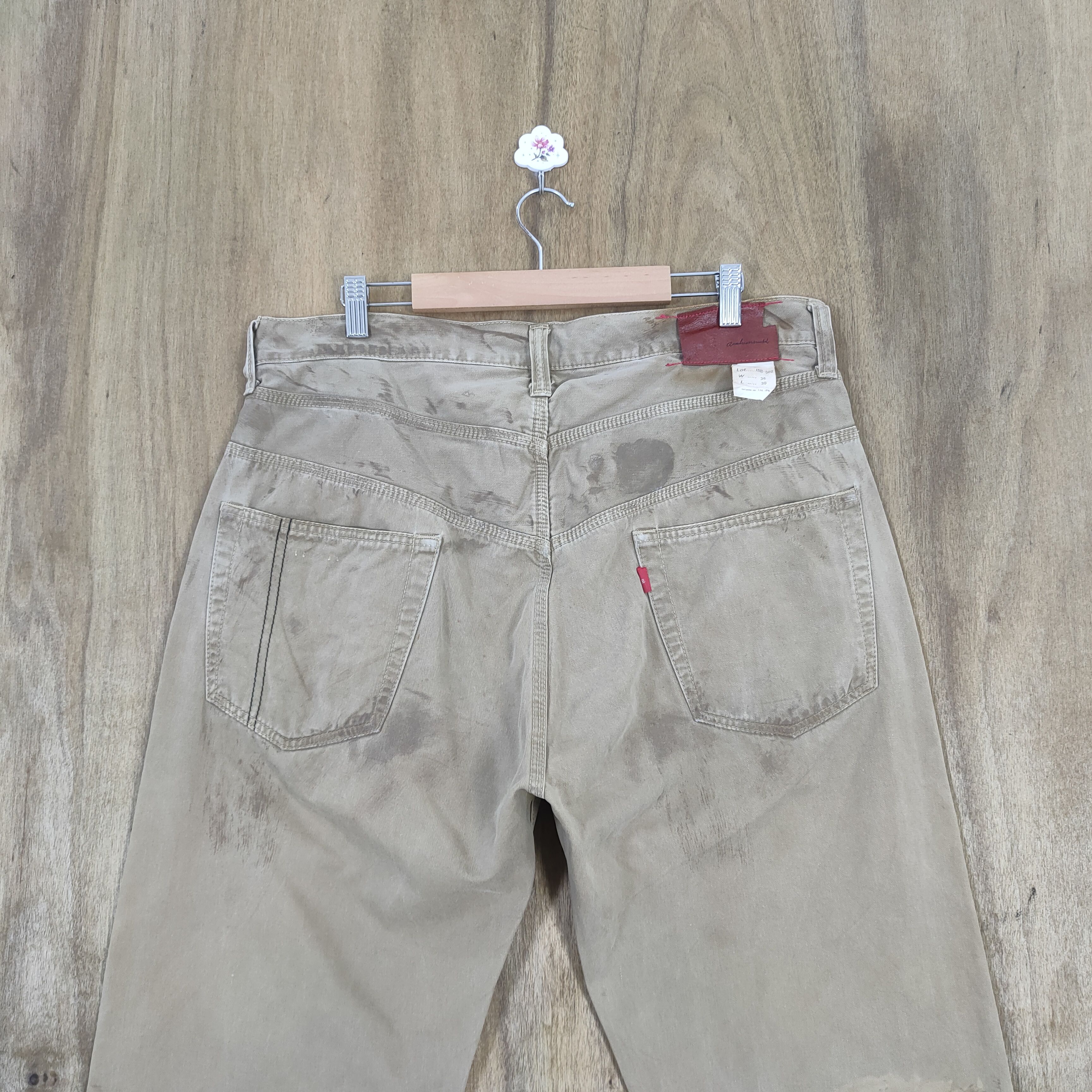 ANACHRONORM ANACHRONORM FADED RUSTY BUTTONFLY TROUSERS PANTS Size US 36 / EU 52 - 9 Thumbnail