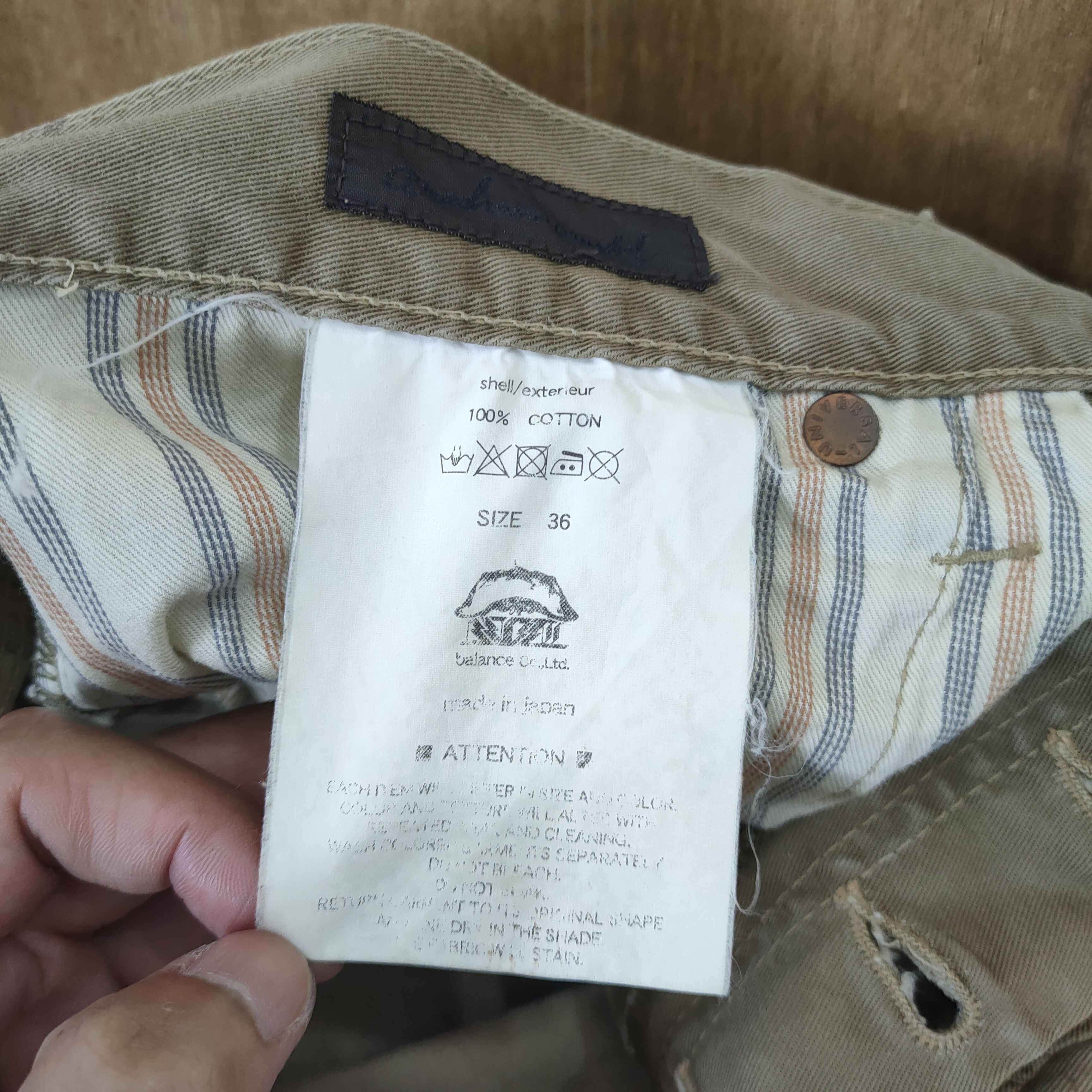 ANACHRONORM ANACHRONORM FADED RUSTY BUTTONFLY TROUSERS PANTS Size US 36 / EU 52 - 16 Thumbnail