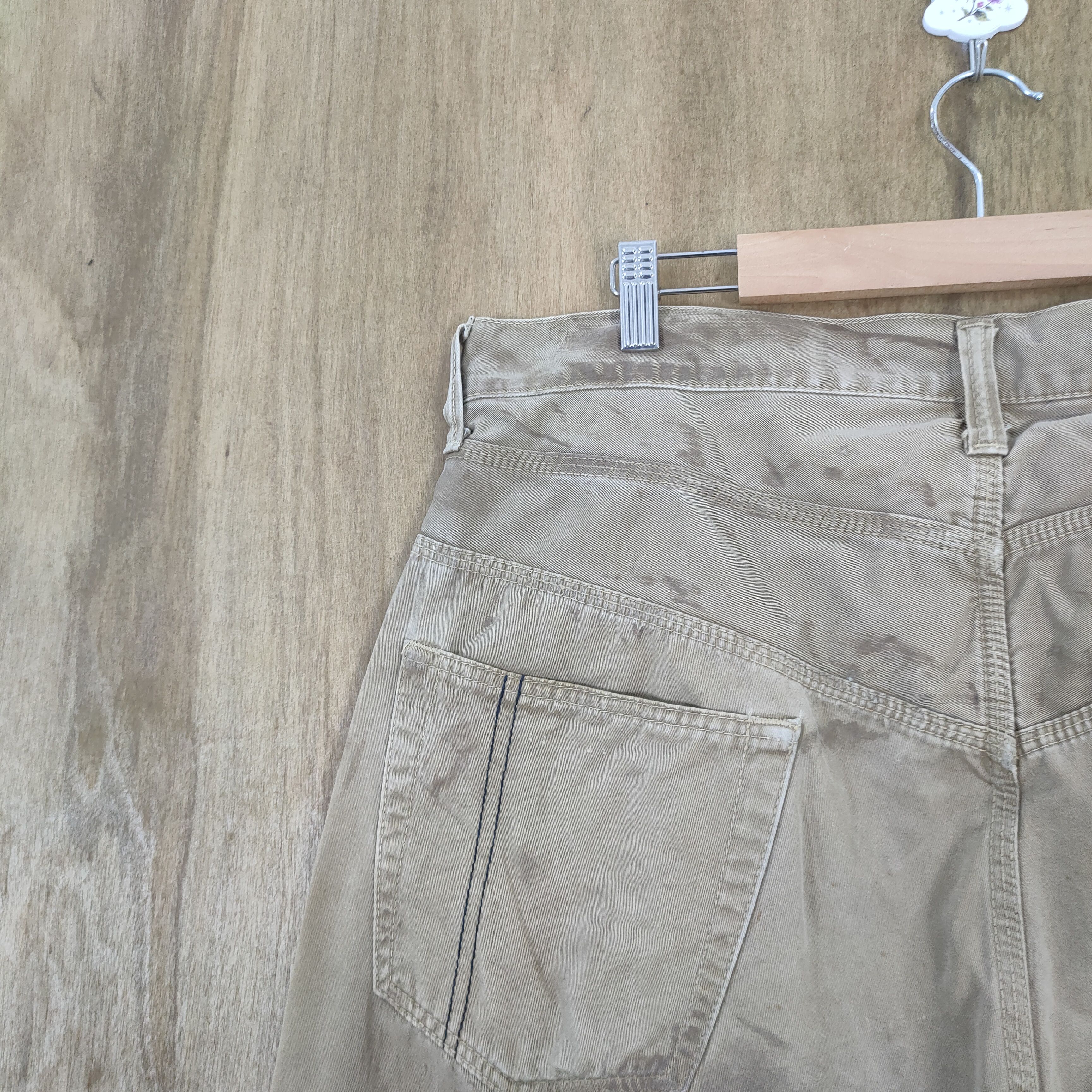 ANACHRONORM ANACHRONORM FADED RUSTY BUTTONFLY TROUSERS PANTS Size US 36 / EU 52 - 12 Thumbnail