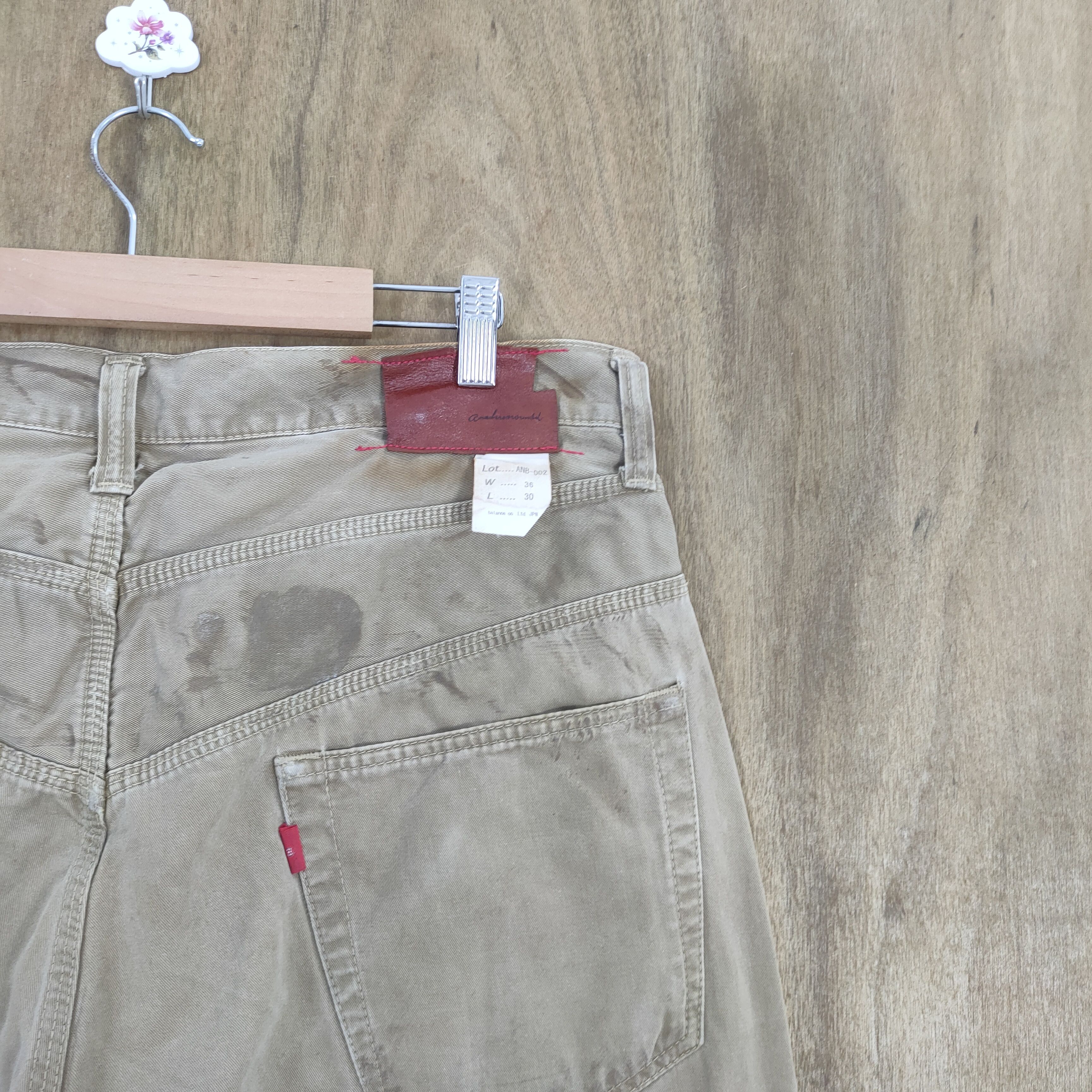 ANACHRONORM ANACHRONORM FADED RUSTY BUTTONFLY TROUSERS PANTS Size US 36 / EU 52 - 13 Thumbnail