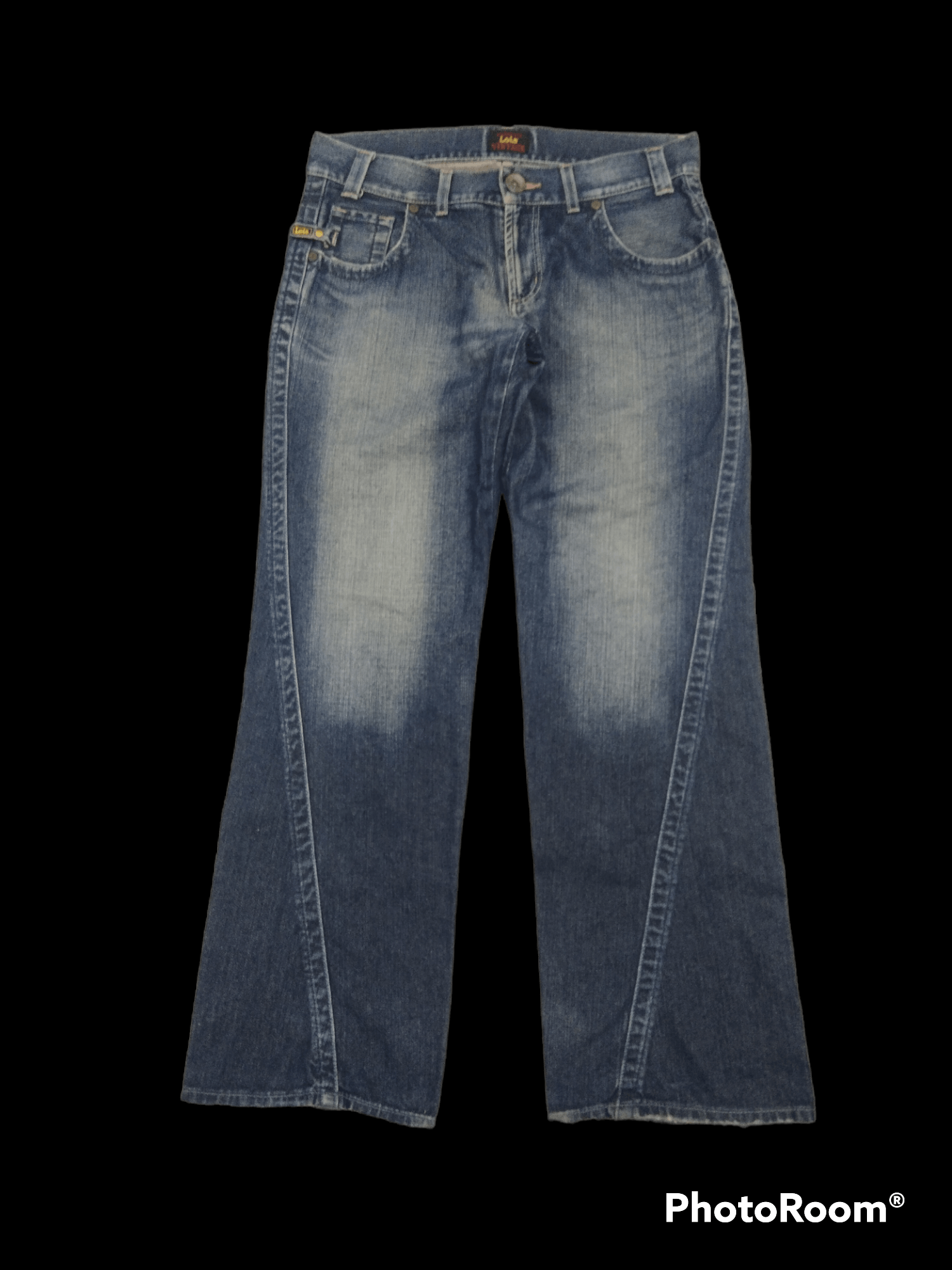 Other FLARED🔥RARE SUPER SICK TWIST LOIS VINTAGE DENIM PANTS Size US 33 - 2 Thumbnail