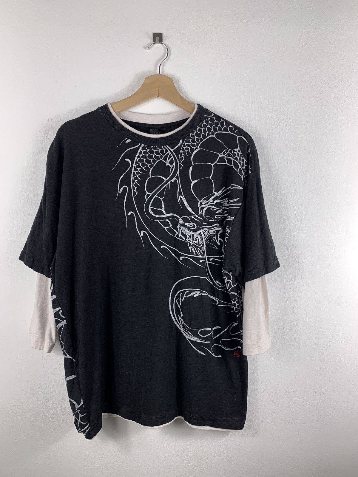 Japanese Brand × Vintage Japanesse Brand Sukajan Dragon Art Paint Yazuza Tattoos Size US L / EU 52-54 / 3 - 2 Thumbnail
