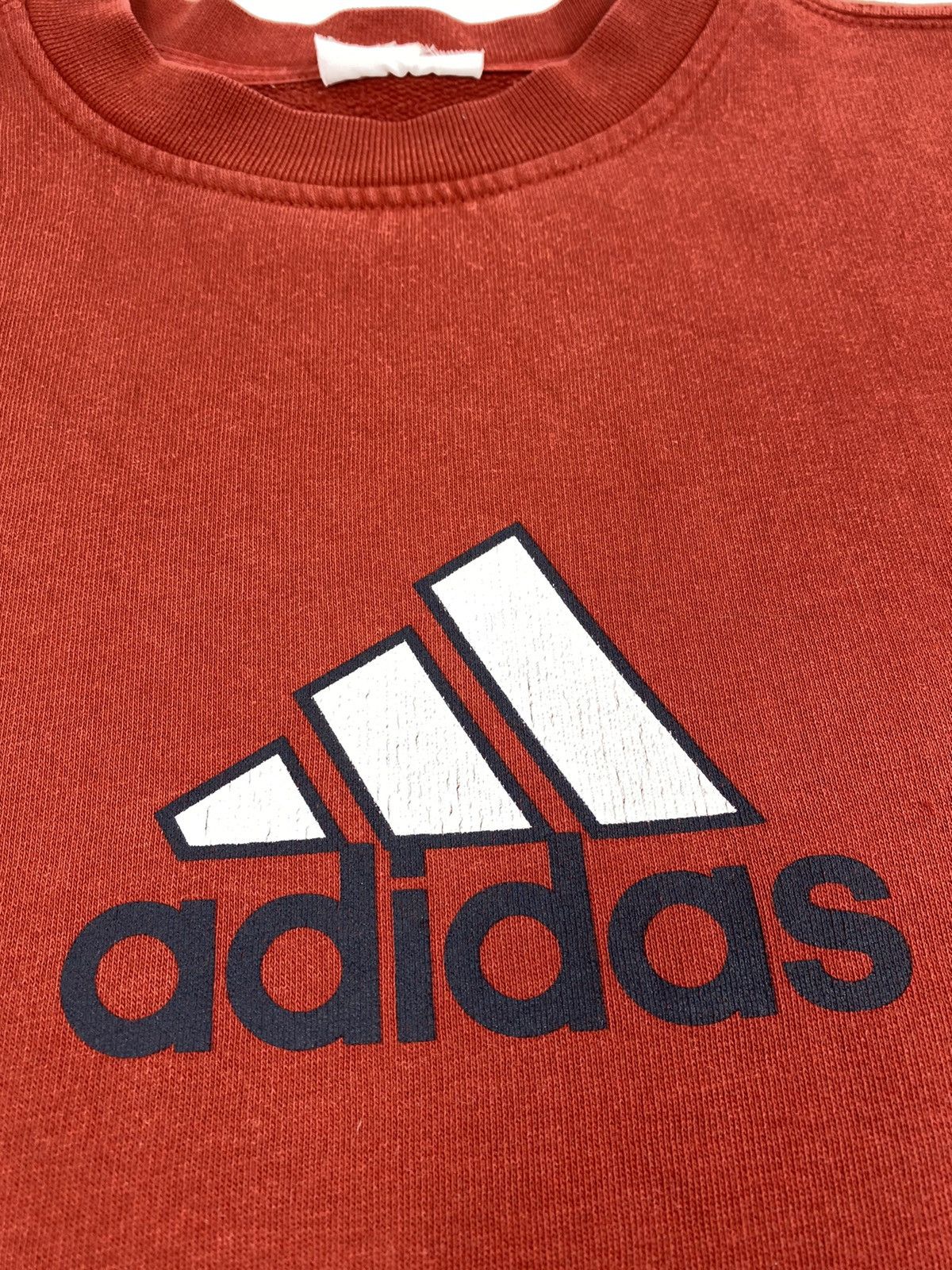 Adidas 🔥LAST DROP🔥 90s Adidas Big Logo Sweatshirt in red Size US S / EU 44-46 / 1 - 3 Thumbnail