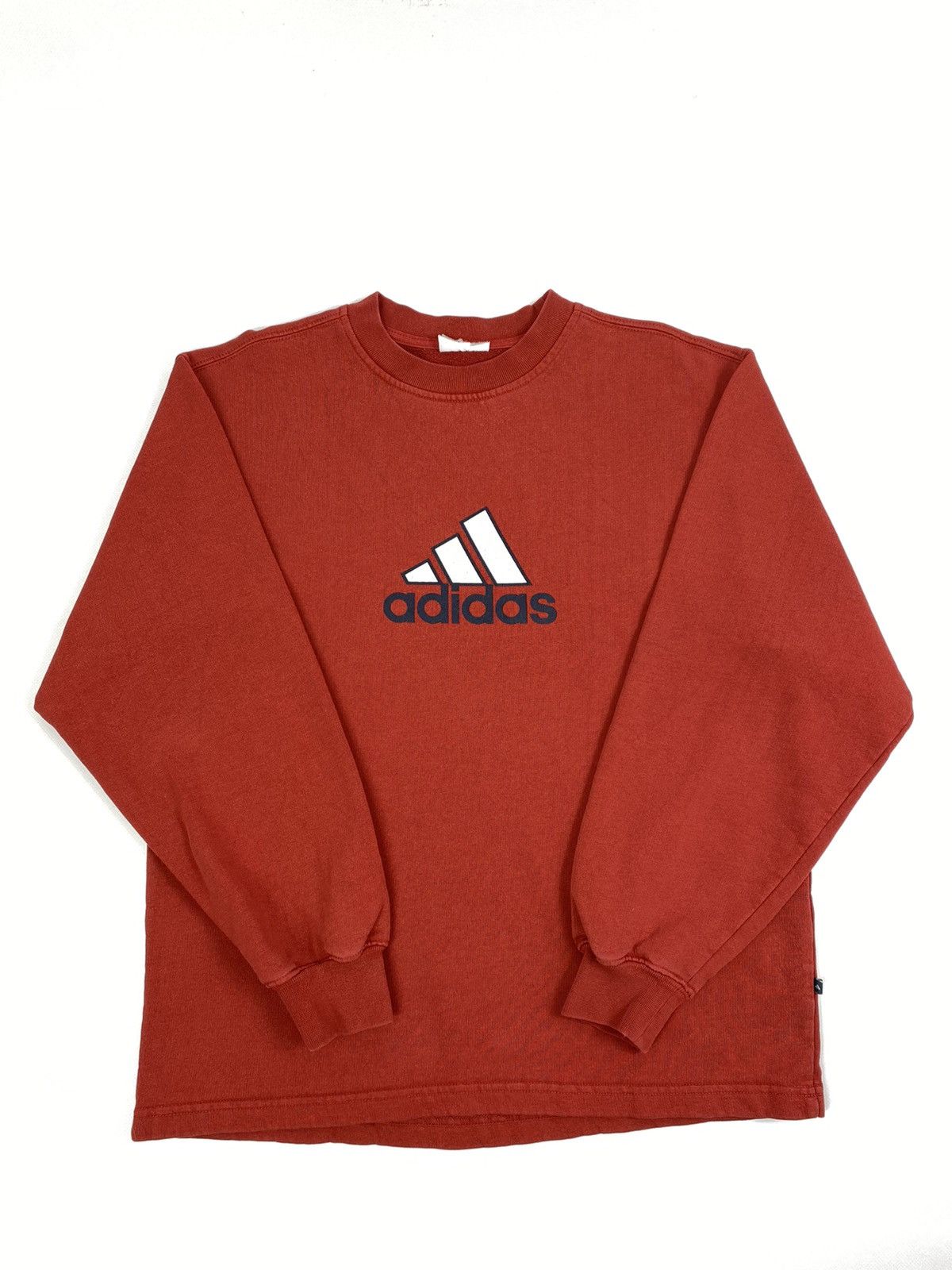 Adidas 🔥LAST DROP🔥 90s Adidas Big Logo Sweatshirt in red Size US S / EU 44-46 / 1 - 2 Thumbnail