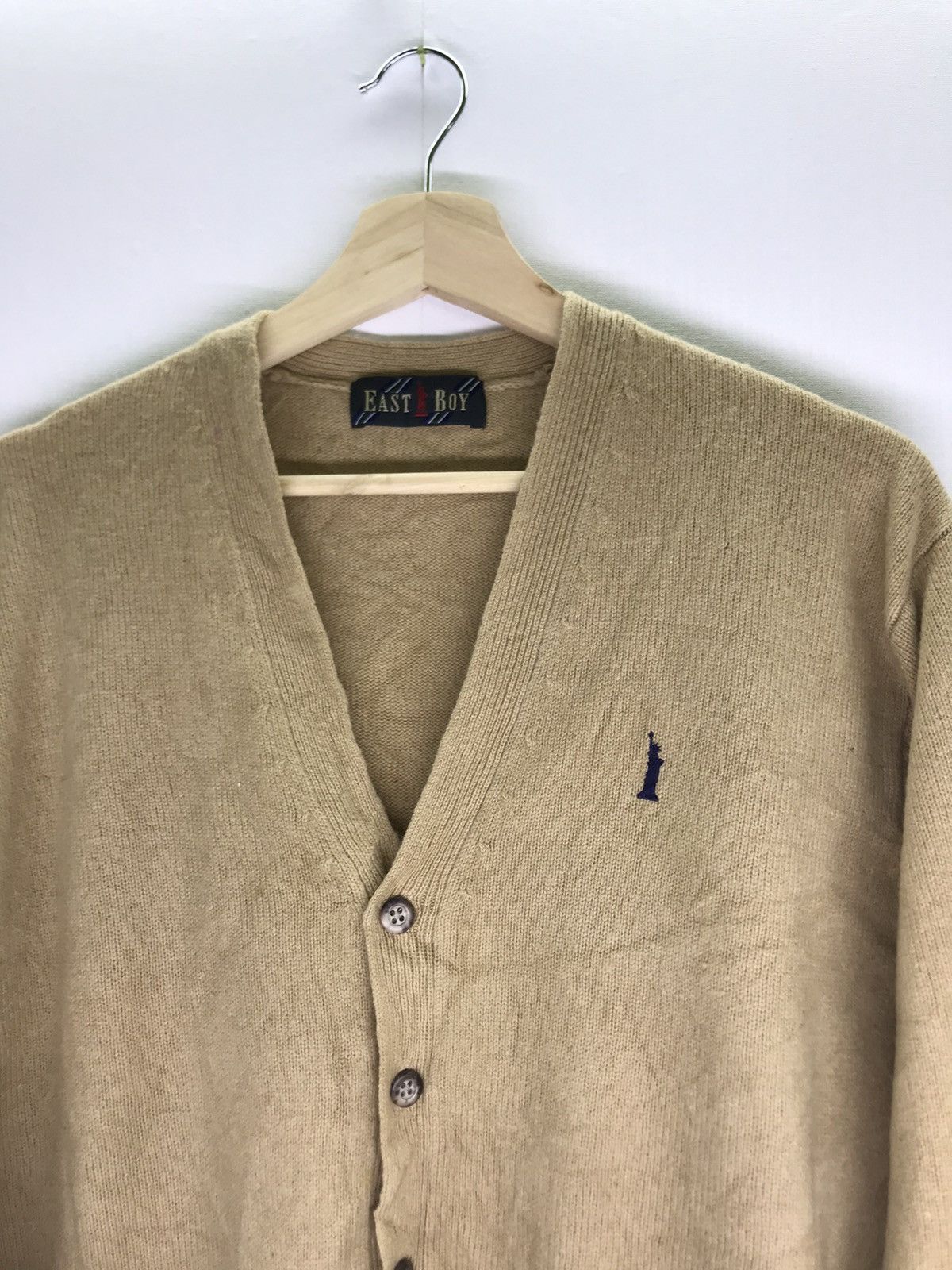 Japanese Brand Vintage EastBoy Wools Cardigan Size US M / EU 48-50 / 2 - 2 Thumbnail