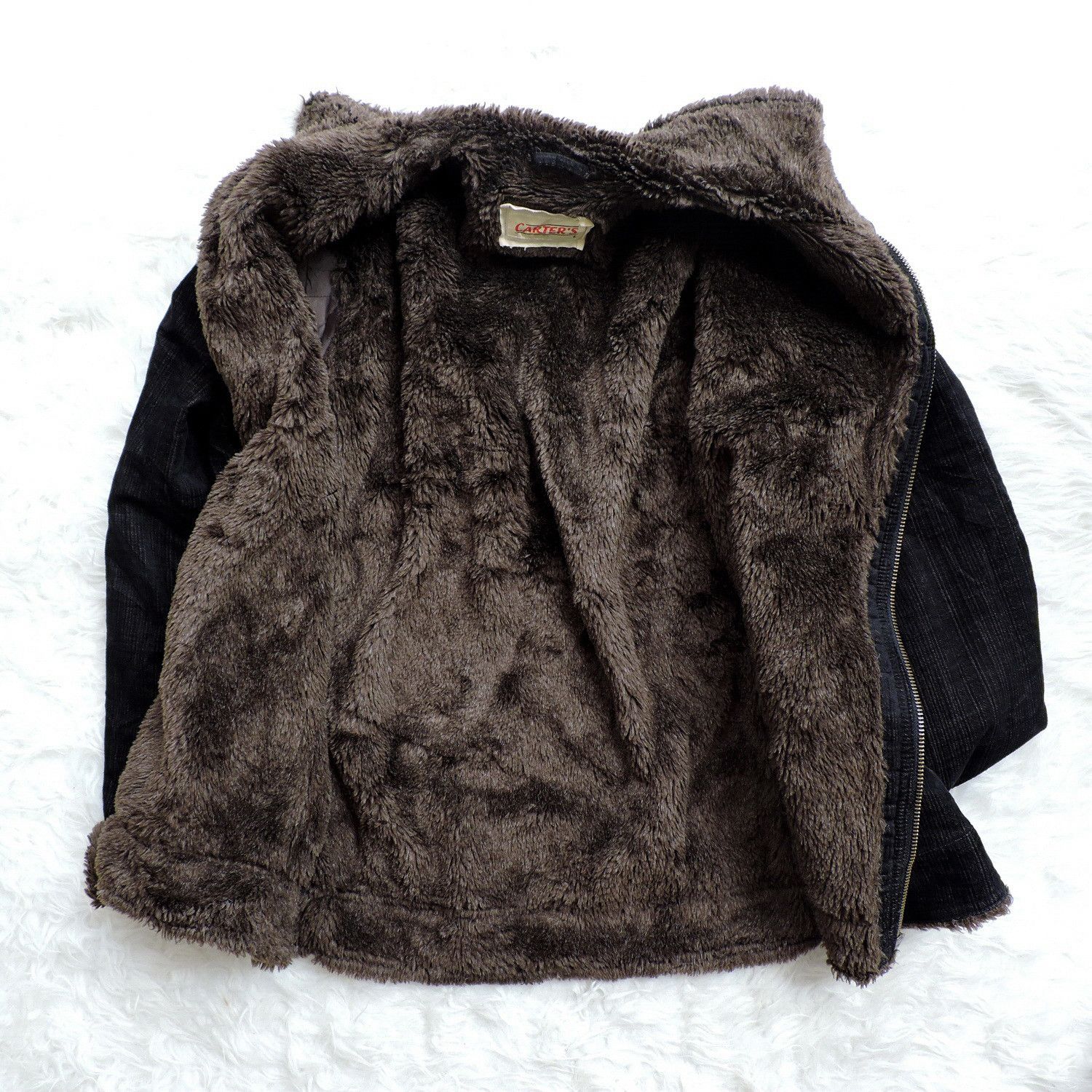 Carter's CARTER'S TYPE B3 BLACK CORDUROY SHERPA LINING COAT JACKET Size US L / EU 52-54 / 3 - 4 Thumbnail