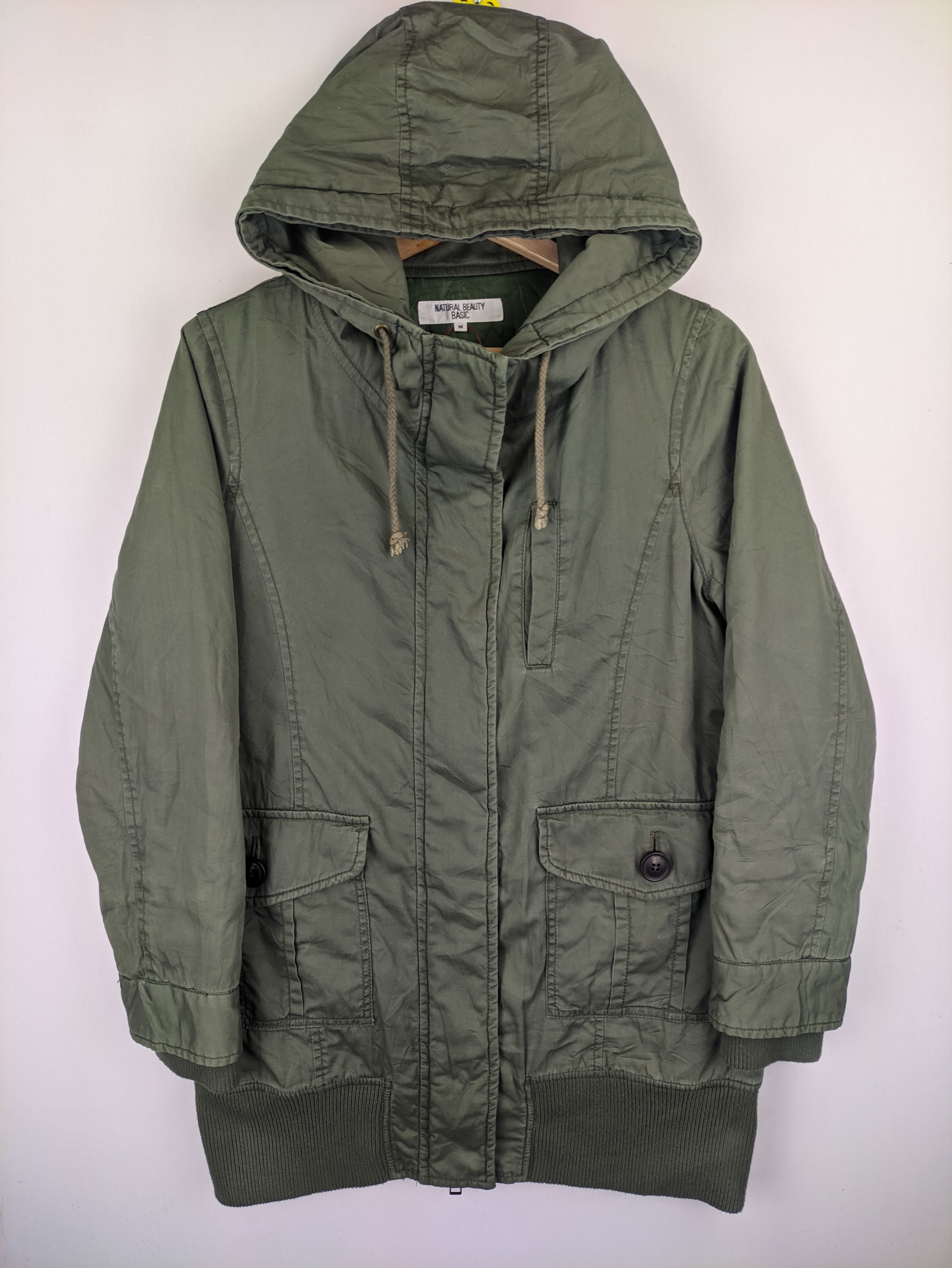Japanese Brand Steals🔥Vintage Parka Jacket by Natural Beauty Basic Size M / US 6-8 / IT 42-44 - 1 Thumbnail