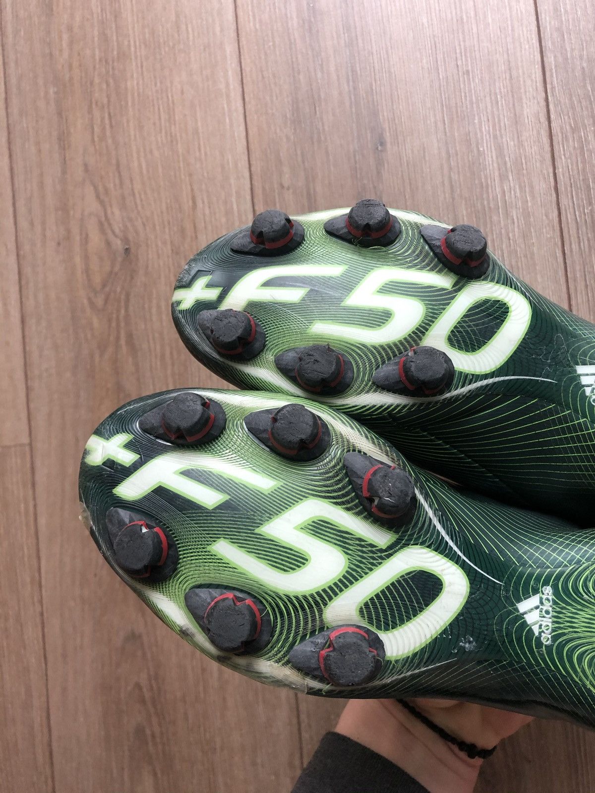 Adidas Vintage 2007 ADIDAS +F50.7 TUNIT graill football boots Size US 7.5 / EU 40-41 - 12 Thumbnail