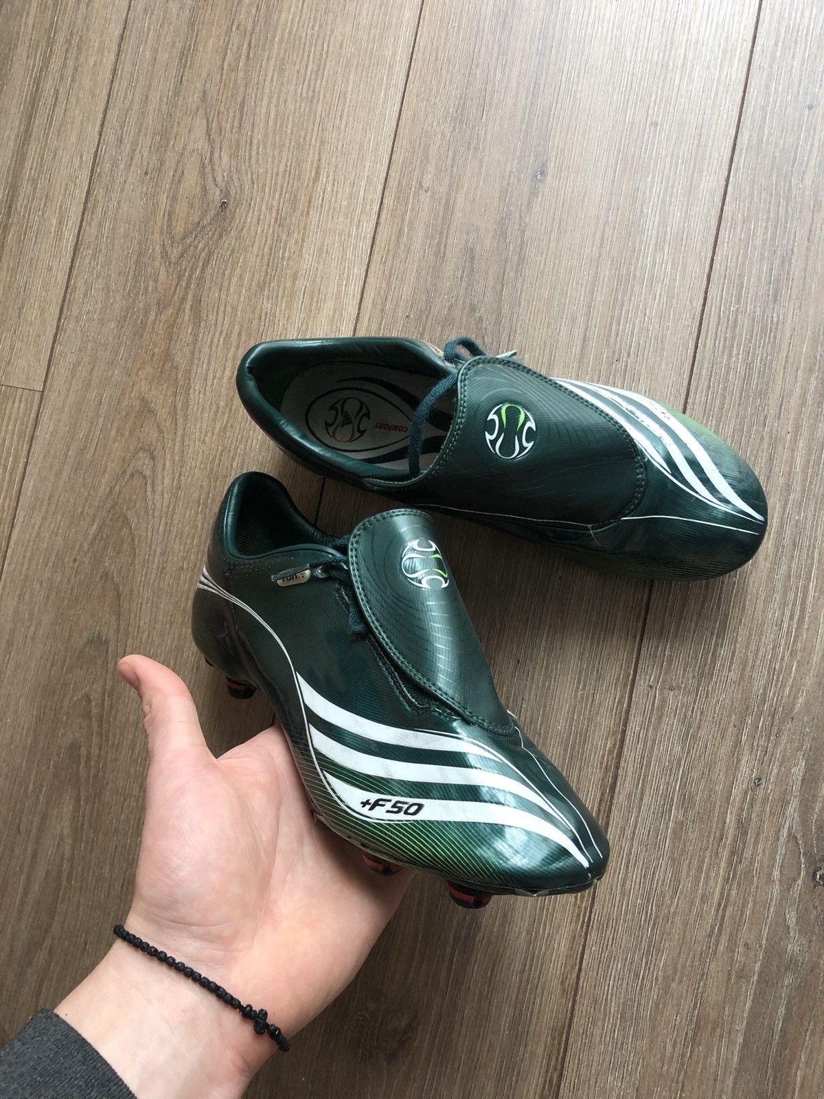 Adidas Vintage 2007 ADIDAS +F50.7 TUNIT graill football boots Size US 7.5 / EU 40-41 - 10 Thumbnail