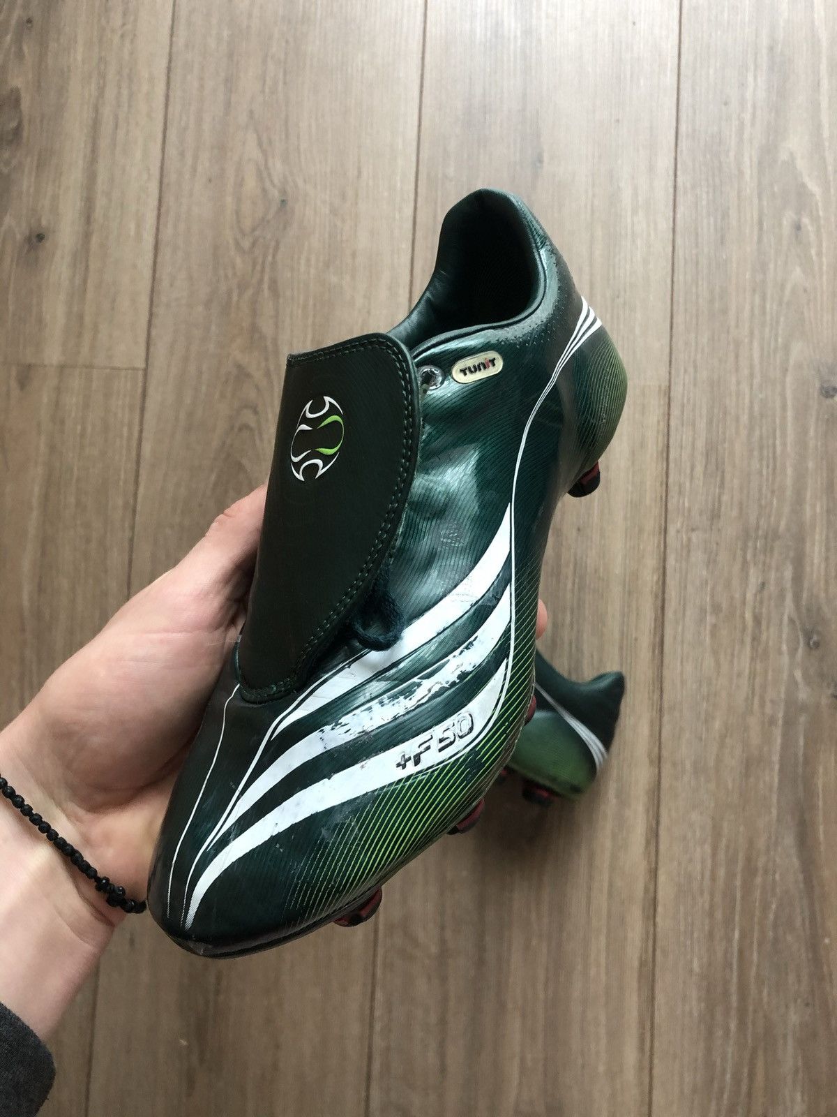 Adidas Vintage 2007 ADIDAS +F50.7 TUNIT graill football boots Size US 7.5 / EU 40-41 - 7 Thumbnail