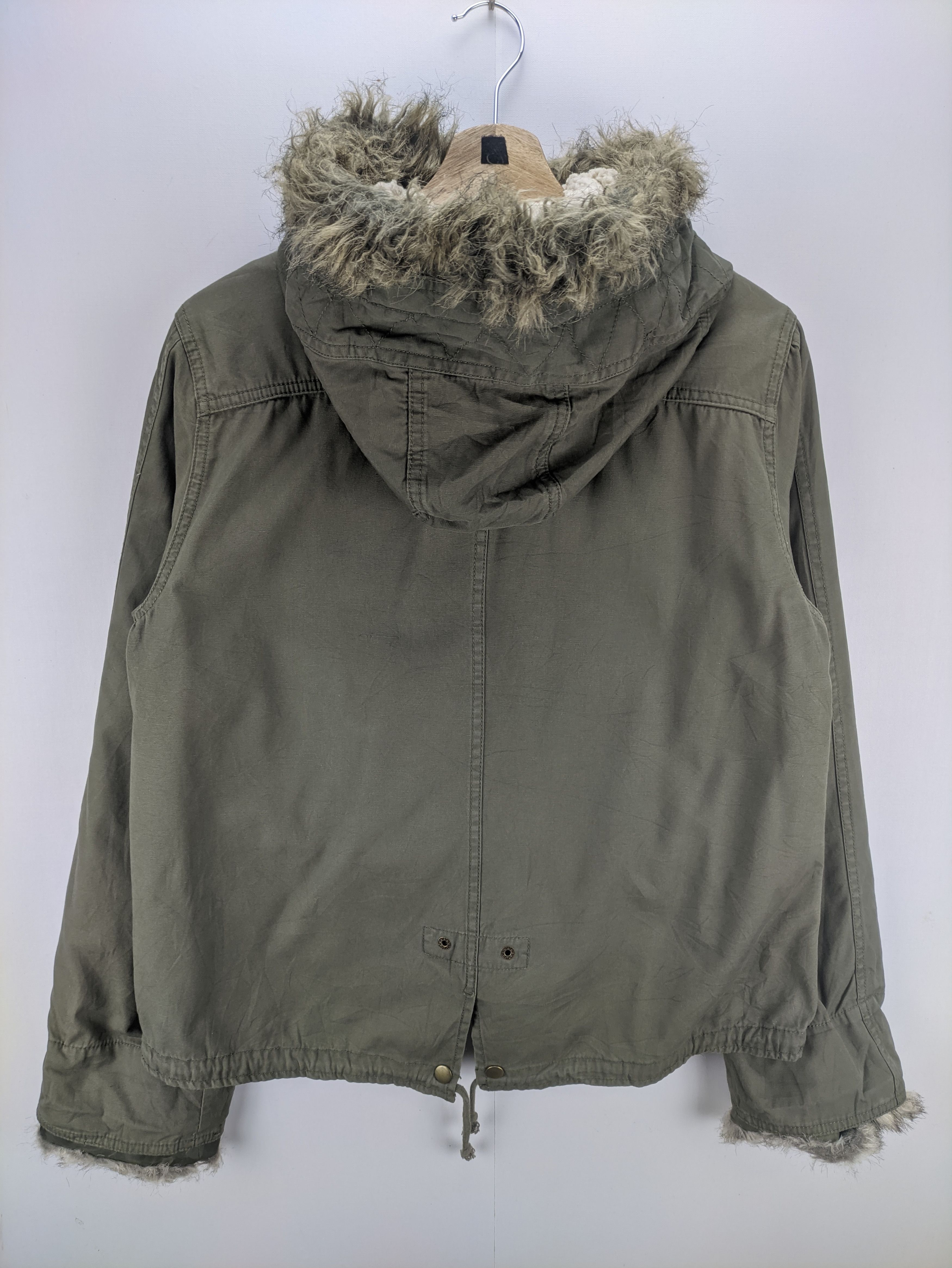 Japanese Brand Steals🔥Fish Tail Parka Sherpa Cropped Size M / US 6-8 / IT 42-44 - 2 Thumbnail