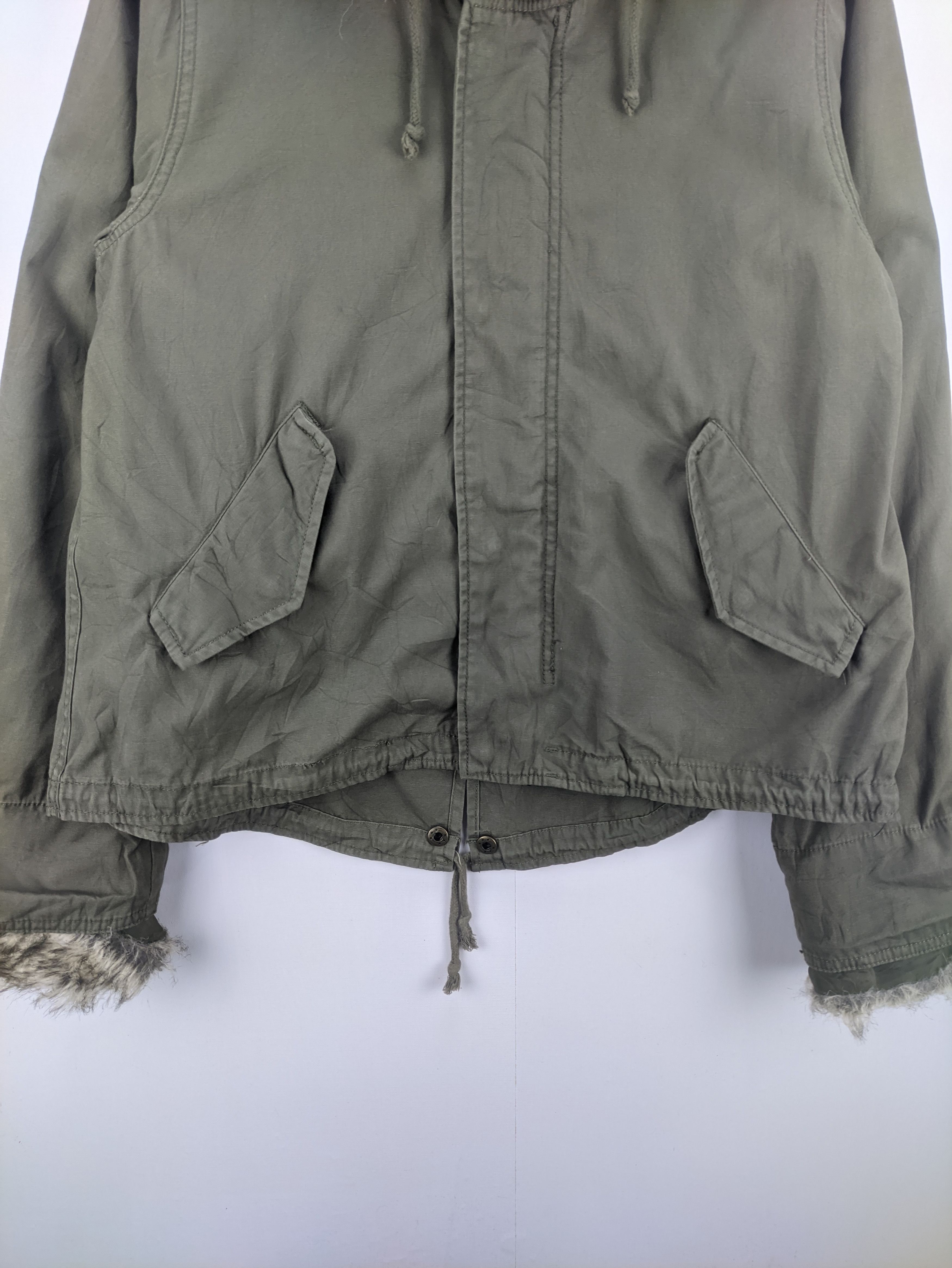 Japanese Brand Steals🔥Fish Tail Parka Sherpa Cropped Size M / US 6-8 / IT 42-44 - 8 Thumbnail