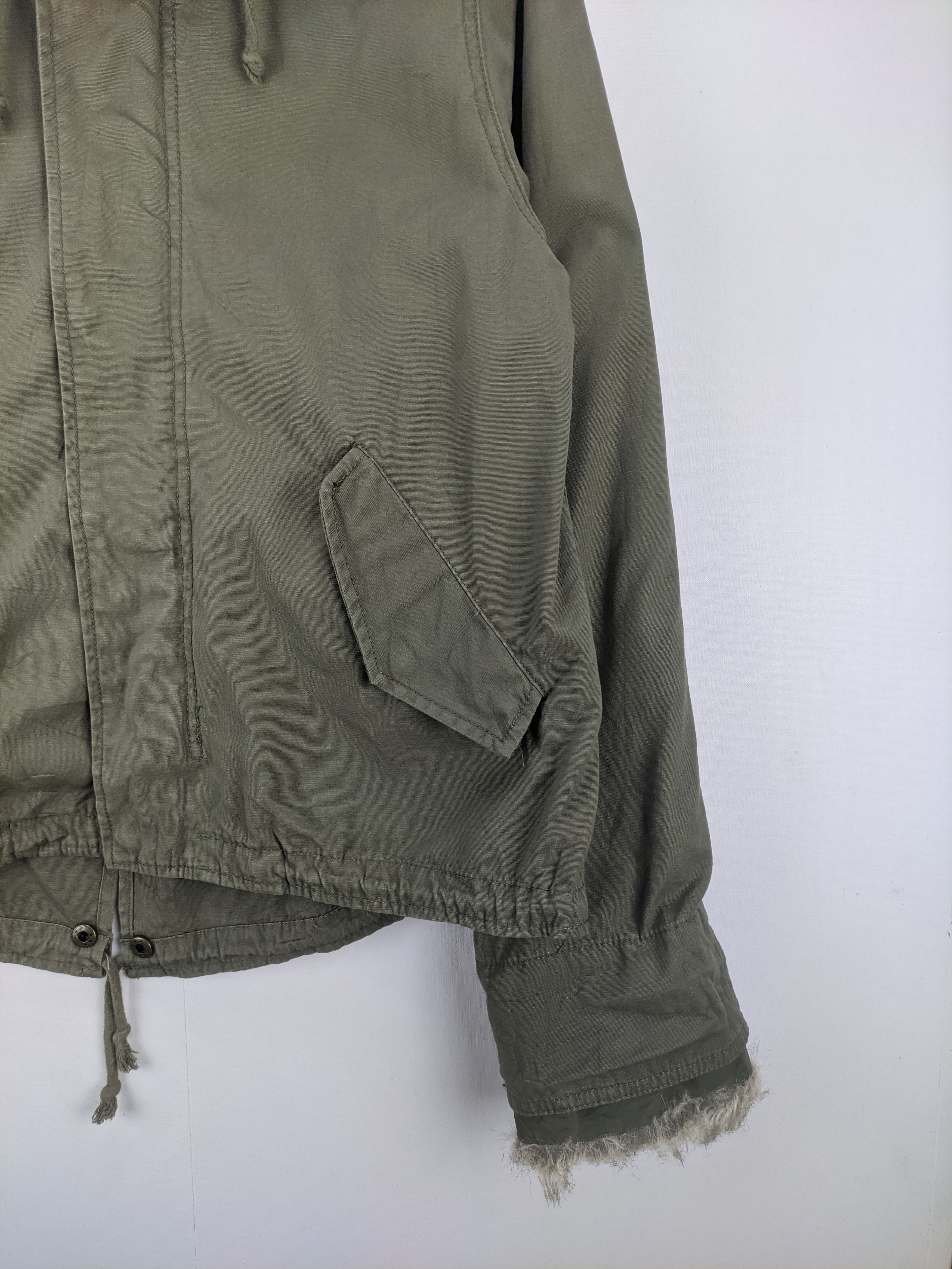 Japanese Brand Steals🔥Fish Tail Parka Sherpa Cropped Size M / US 6-8 / IT 42-44 - 6 Thumbnail