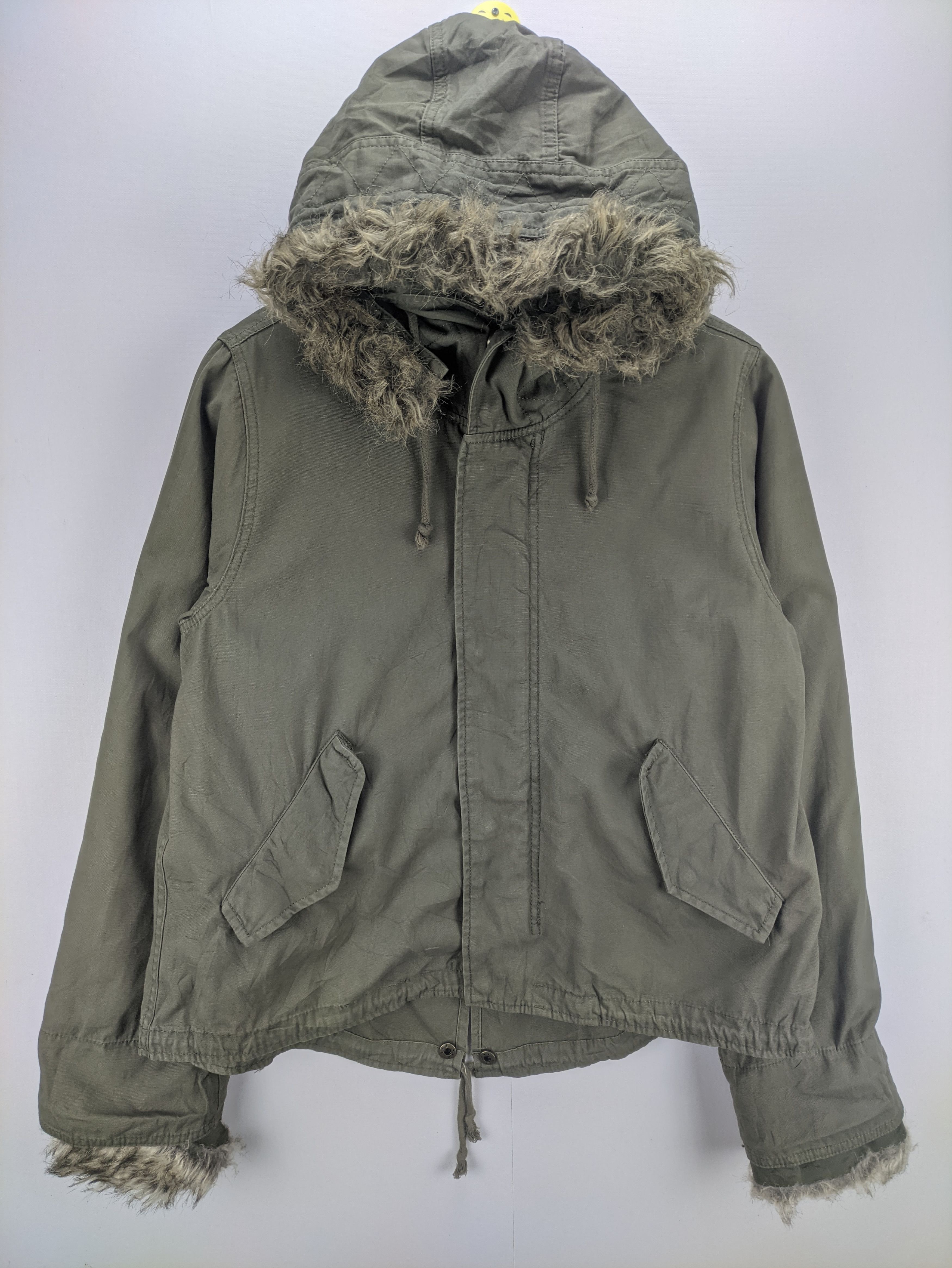 Japanese Brand Steals🔥Fish Tail Parka Sherpa Cropped Size M / US 6-8 / IT 42-44 - 1 Thumbnail