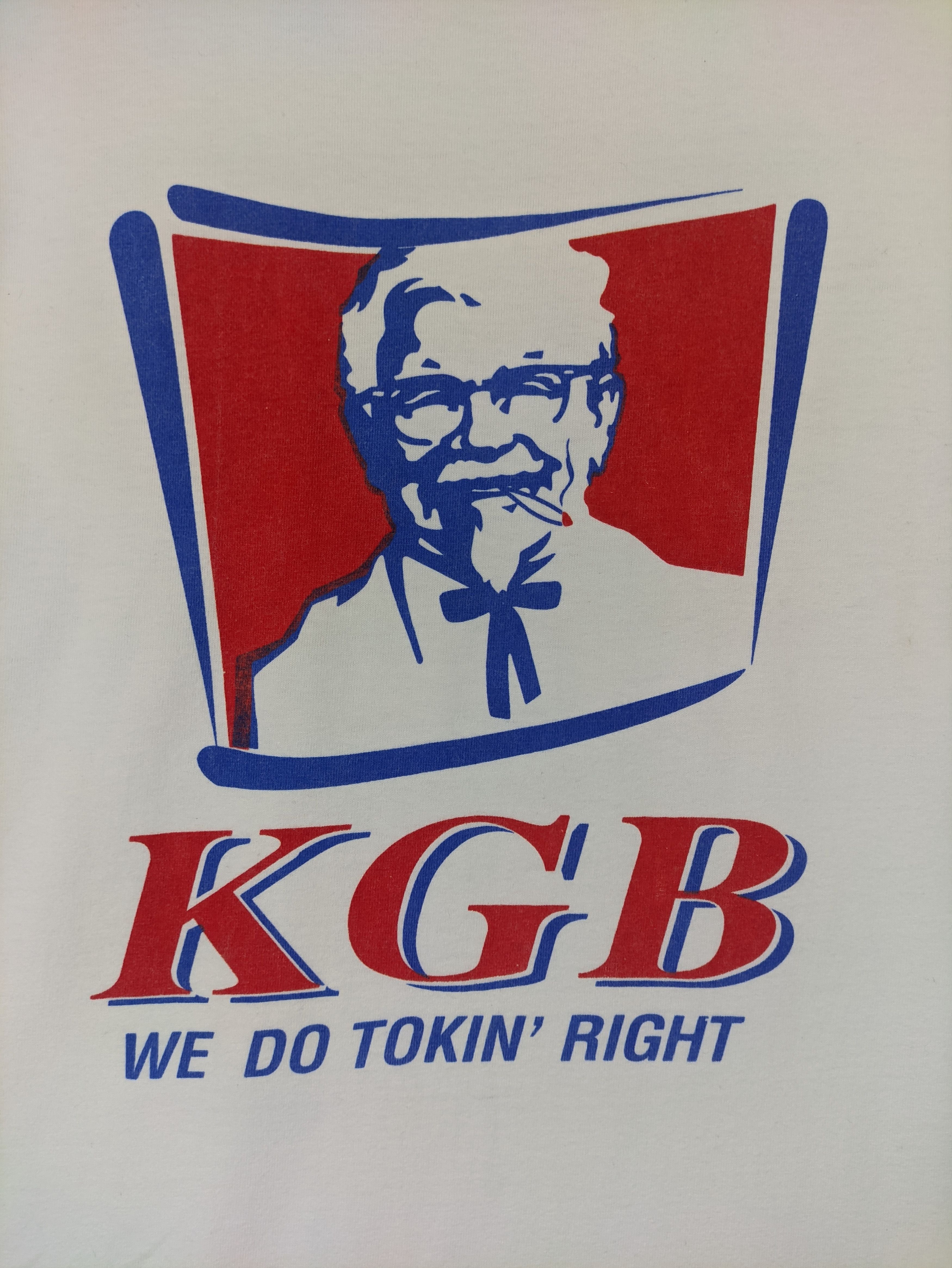 Japanese Brand Steals🔥T Shirt KGB Smoking Weed KFC parody Size US L / EU 52-54 / 3 - 4 Thumbnail