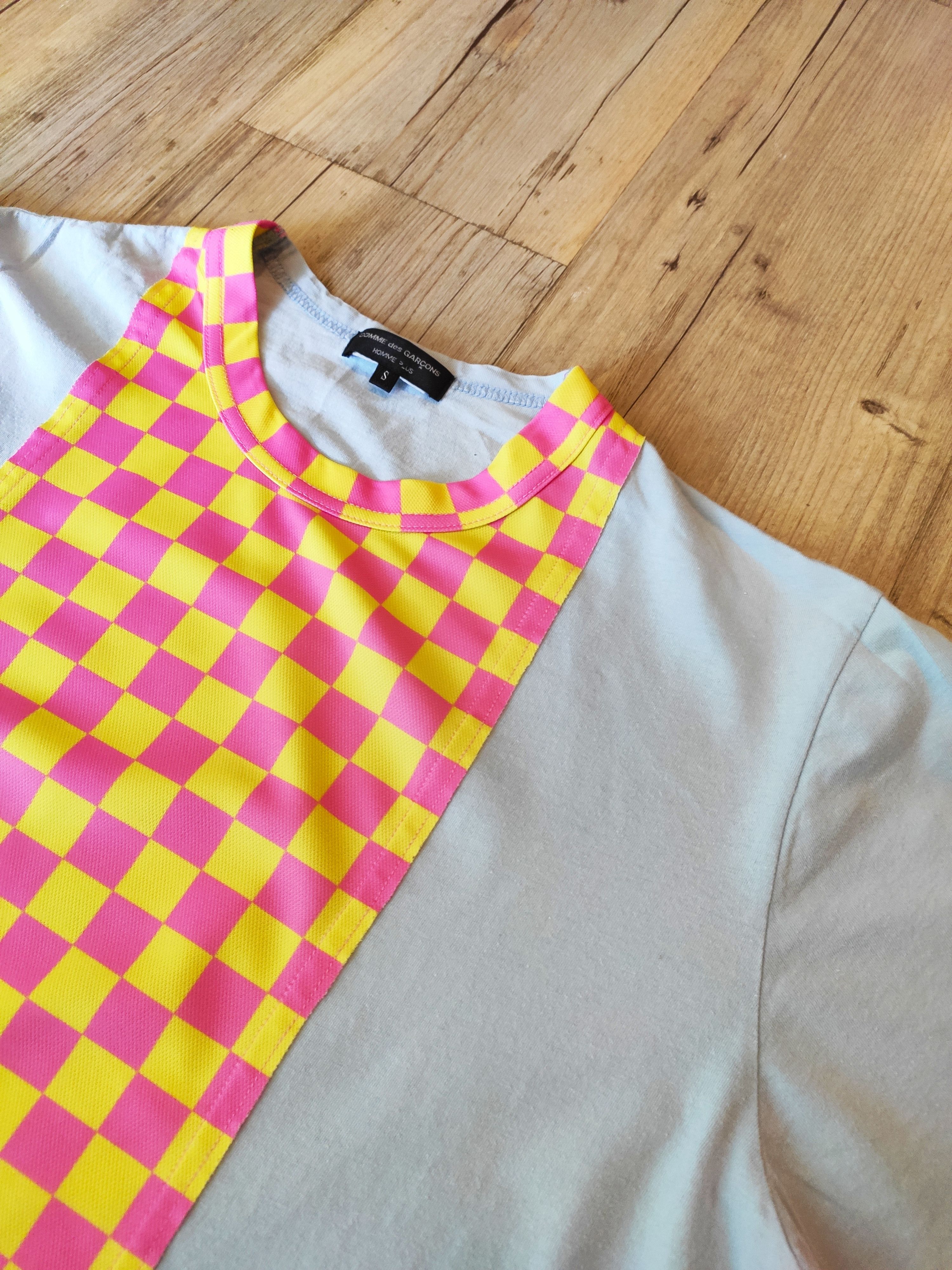 Comme des Garcons Homme Plus SS18 checkboard tee.Like Yohji Yamamoto or Dior Size US S / EU 44-46 / 1 - 2 Thumbnail