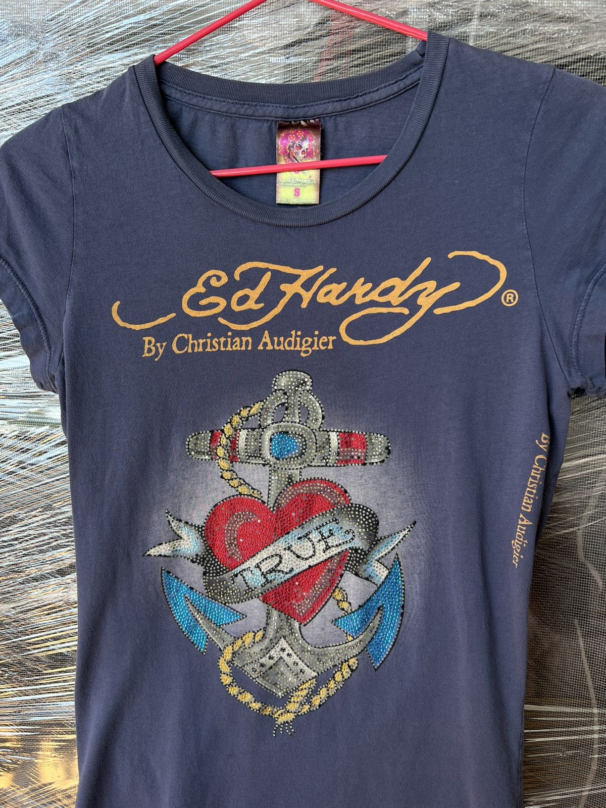 Christian Audigier × Ed Hardy × Vintage Y2K Ed Hardy by Christian Audigier Vintage Tee Size S / US 4 / IT 40 - 1 Thumbnail