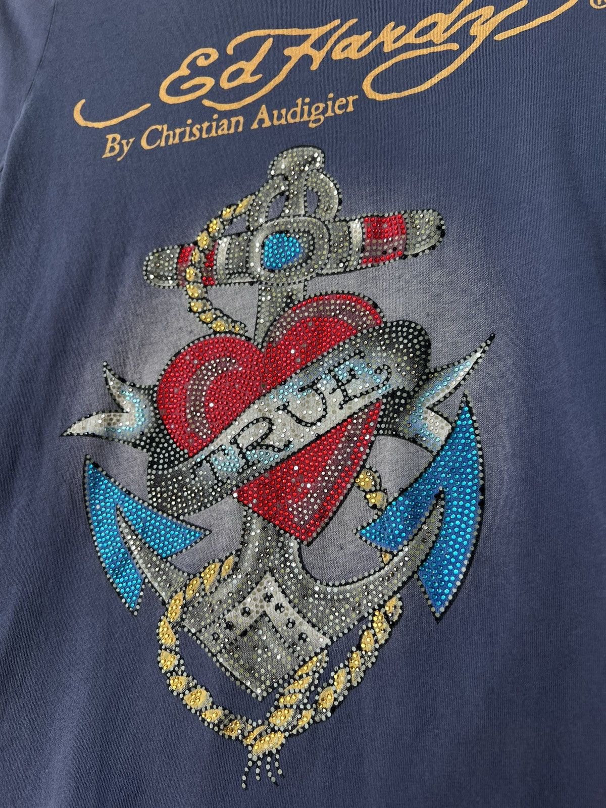Christian Audigier × Ed Hardy × Vintage Y2K Ed Hardy by Christian Audigier Vintage Tee Size S / US 4 / IT 40 - 3 Thumbnail