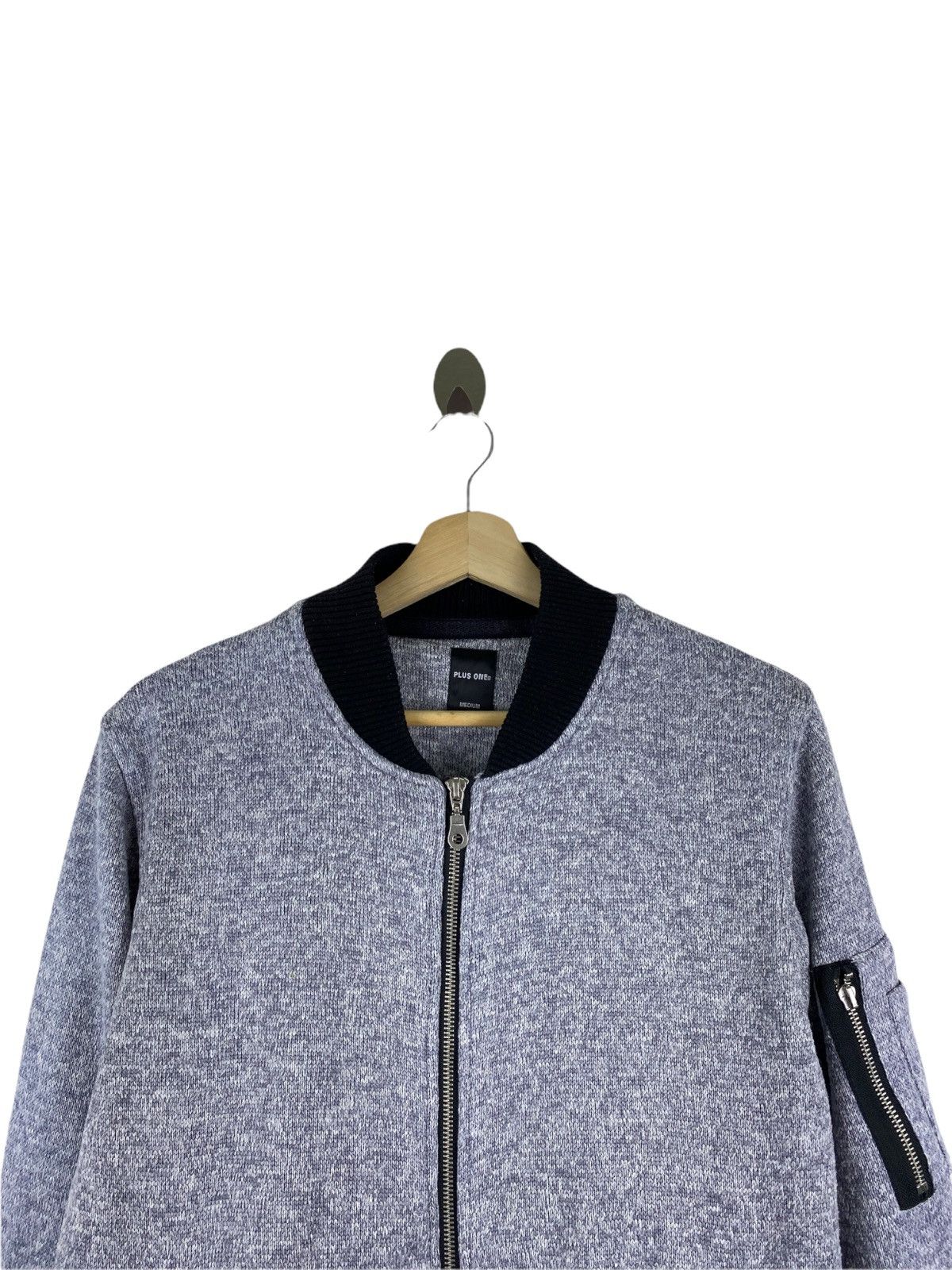 Japanese Brand × Plus One Clothing PLUS ONE ZIP UP BOMBER STYLE JACKET Size US M / EU 48-50 / 2 - 2 Thumbnail