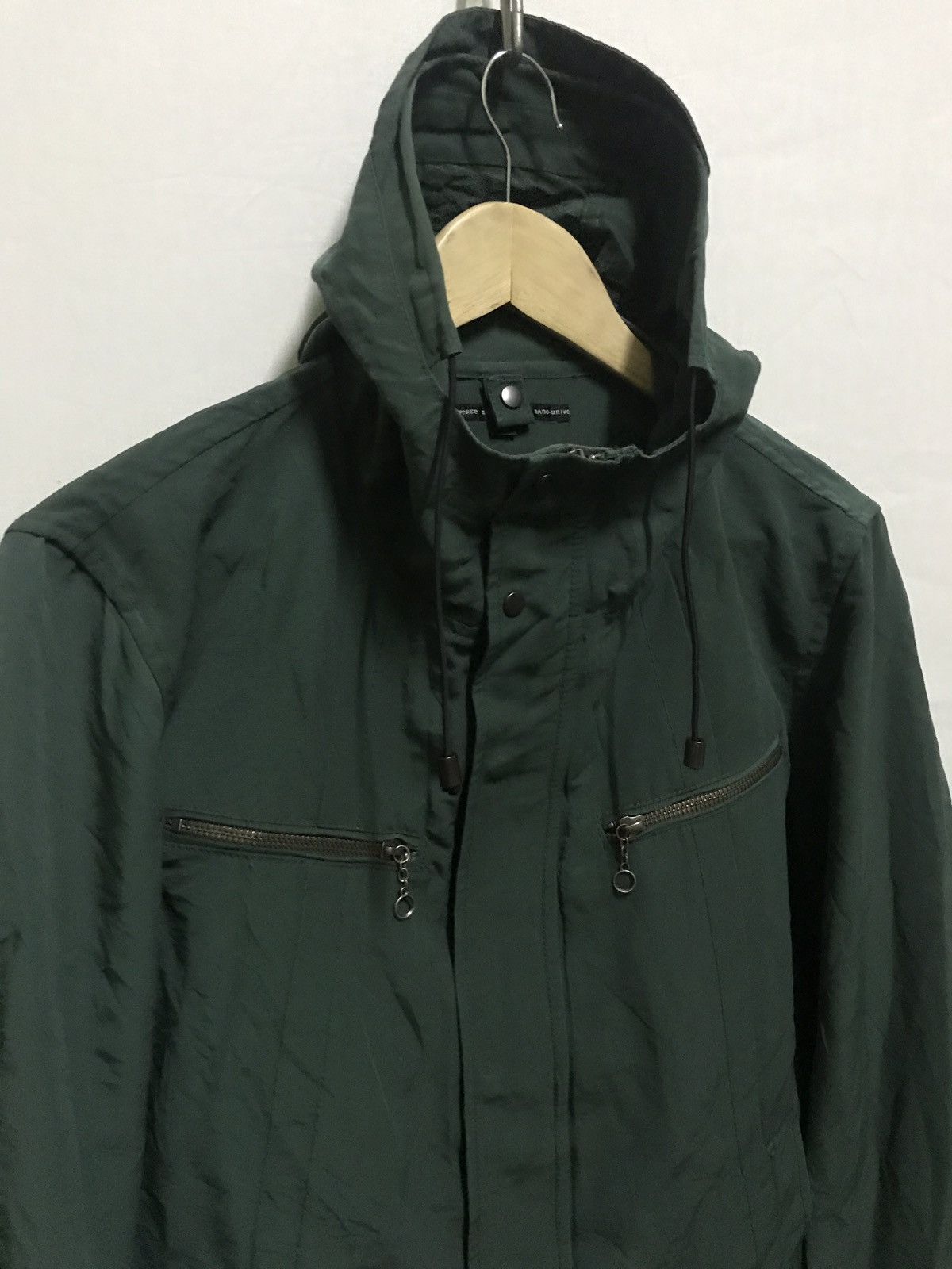 Japanese Brand Nano Universe Sweater Green Hoodie Japan Streetwear Size US M / EU 48-50 / 2 - 2 Thumbnail