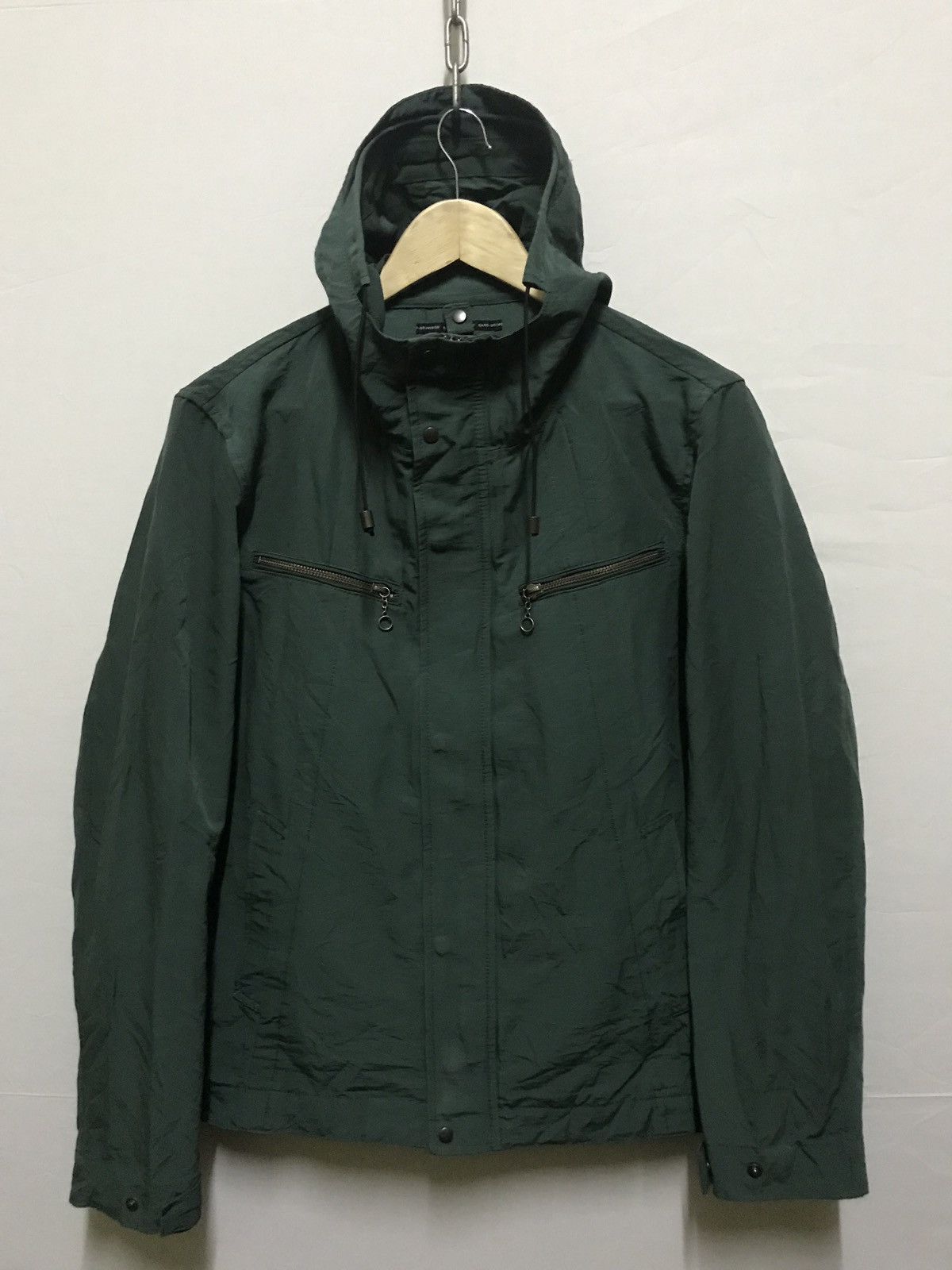 Japanese Brand Nano Universe Sweater Green Hoodie Japan Streetwear Size US M / EU 48-50 / 2 - 1 Thumbnail