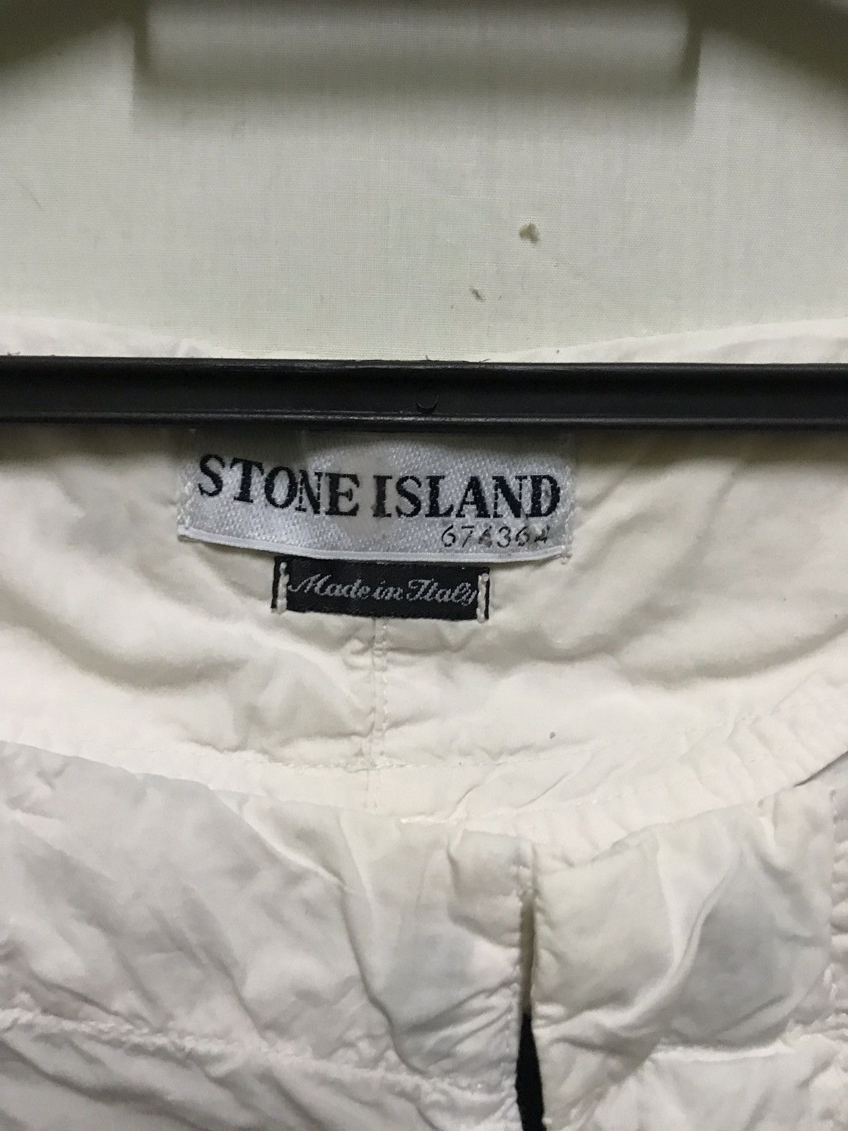 Stone Island Stone island white trouser ss 2002 italy vintage Size US 34 / EU 50 - 7 Thumbnail