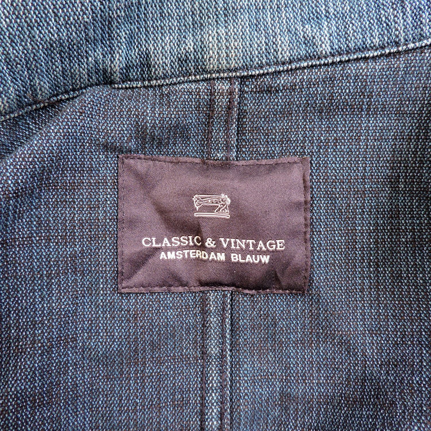 Aspesi ASPESI CLASSIC & VINTAGE AMSTERDAM BLAUW DENIM CHORE JACKET Size US M / EU 48-50 / 2 - 4 Thumbnail