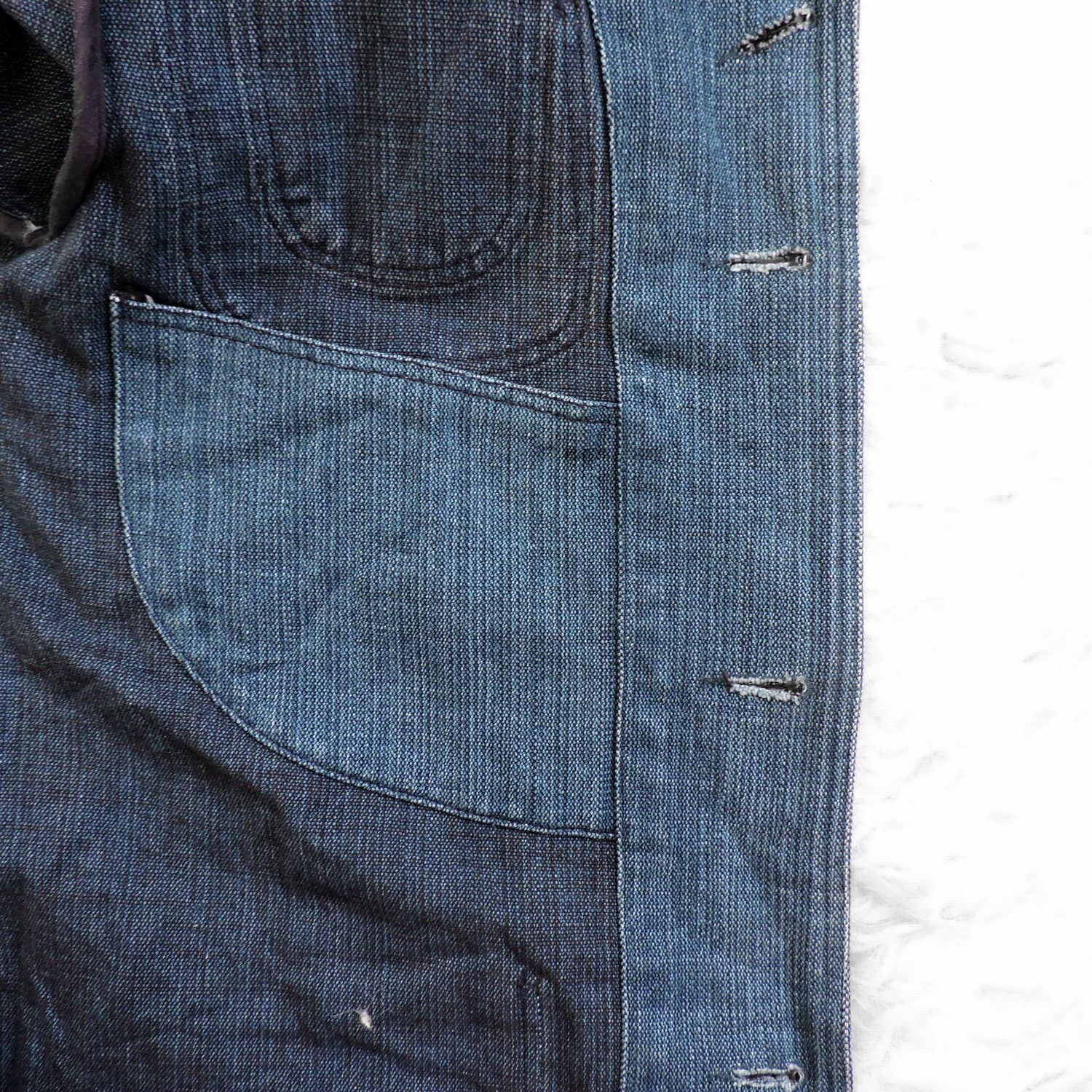 Aspesi ASPESI CLASSIC & VINTAGE AMSTERDAM BLAUW DENIM CHORE JACKET Size US M / EU 48-50 / 2 - 12 Thumbnail