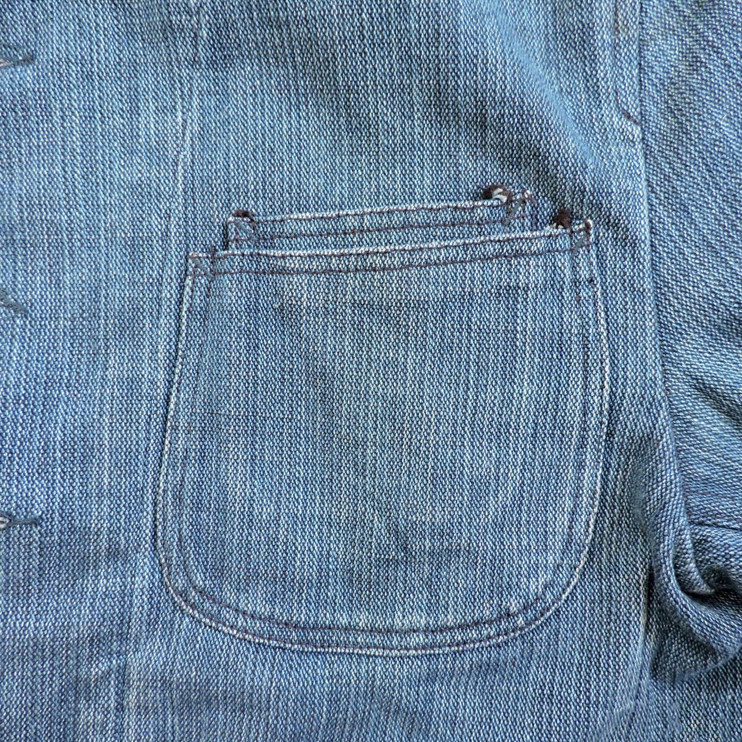 Aspesi ASPESI CLASSIC & VINTAGE AMSTERDAM BLAUW DENIM CHORE JACKET Size US M / EU 48-50 / 2 - 9 Thumbnail