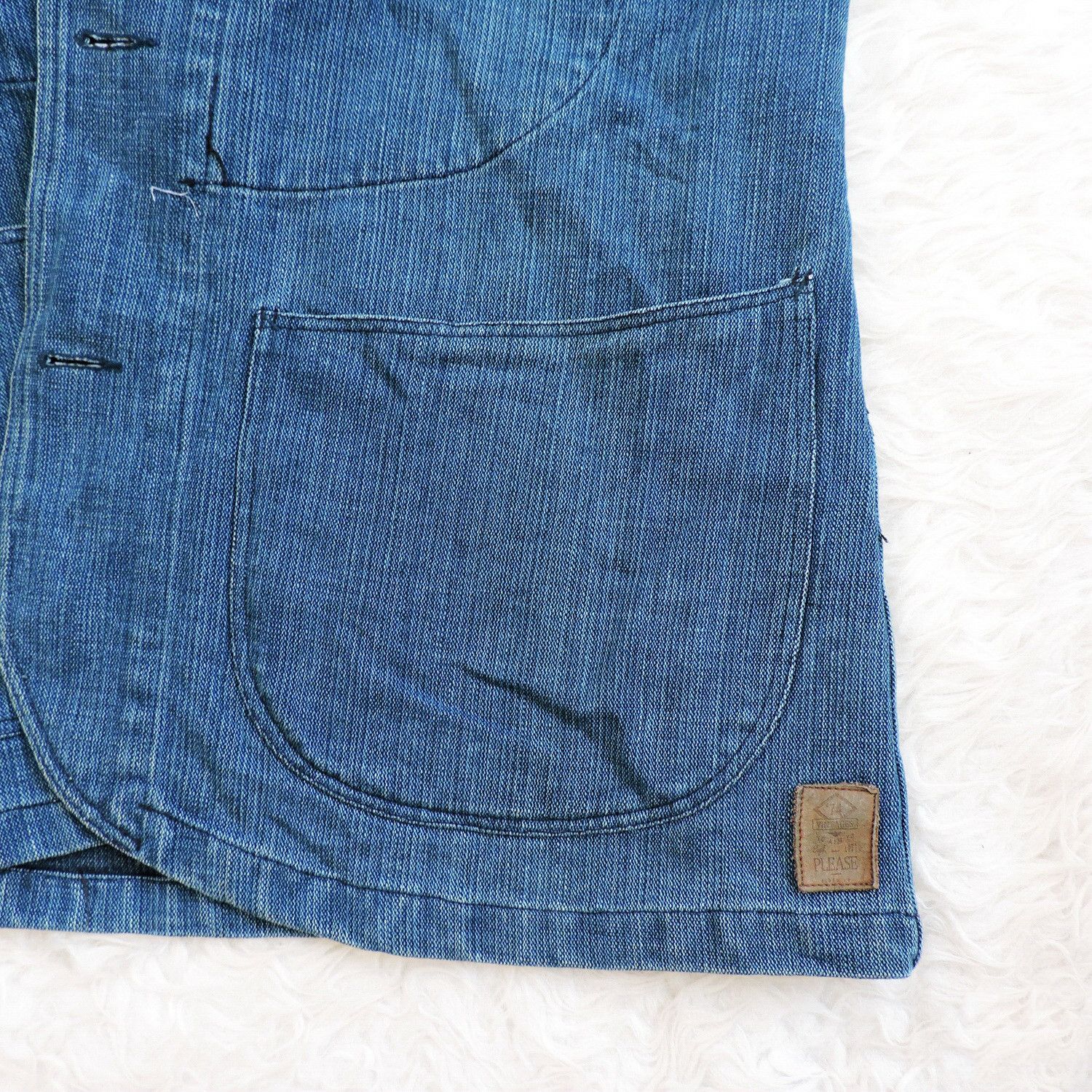 Aspesi ASPESI CLASSIC & VINTAGE AMSTERDAM BLAUW DENIM CHORE JACKET Size US M / EU 48-50 / 2 - 10 Thumbnail