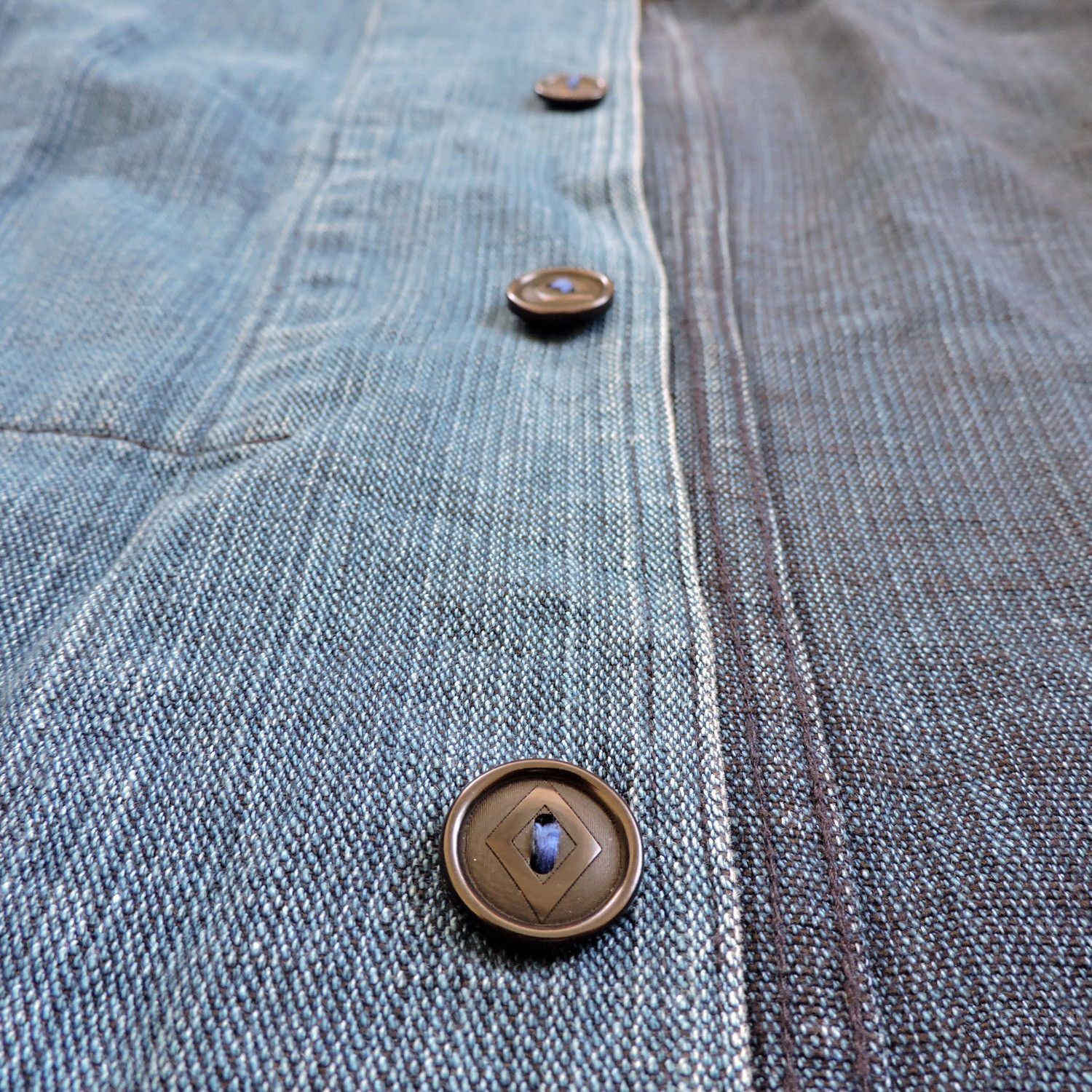 Aspesi ASPESI CLASSIC & VINTAGE AMSTERDAM BLAUW DENIM CHORE JACKET Size US M / EU 48-50 / 2 - 8 Thumbnail