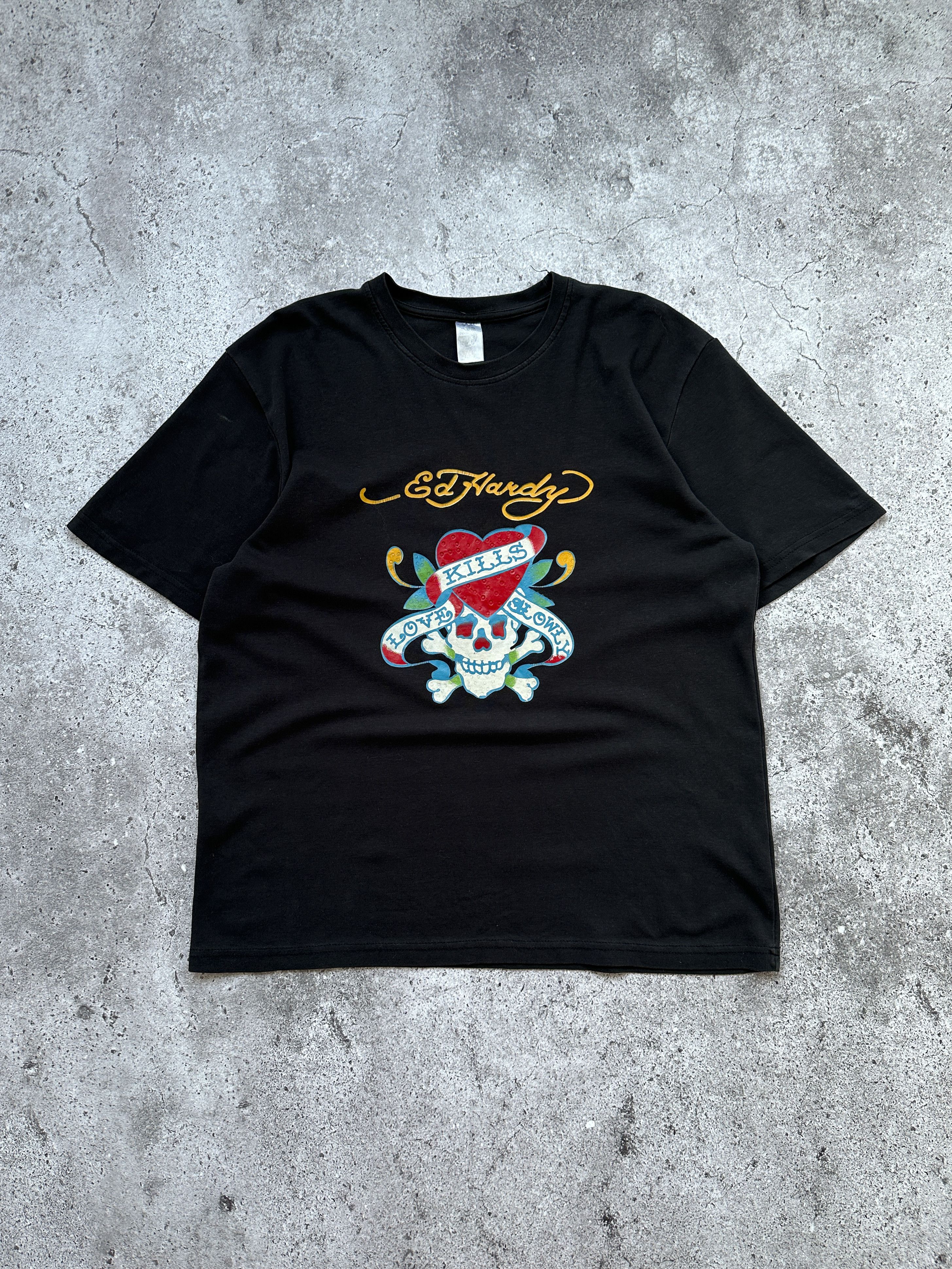Ed Hardy Vintage Ed Hardy Tee Size US XL / EU 56 / 4 - 1 Thumbnail