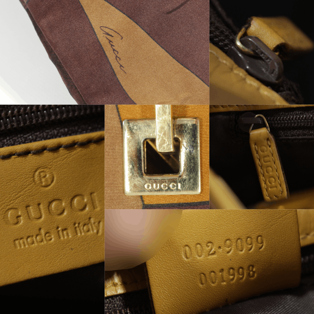 Gucci Nylon Leather Printed Bag 00S Vintage Size ONE SIZE - 10 Thumbnail
