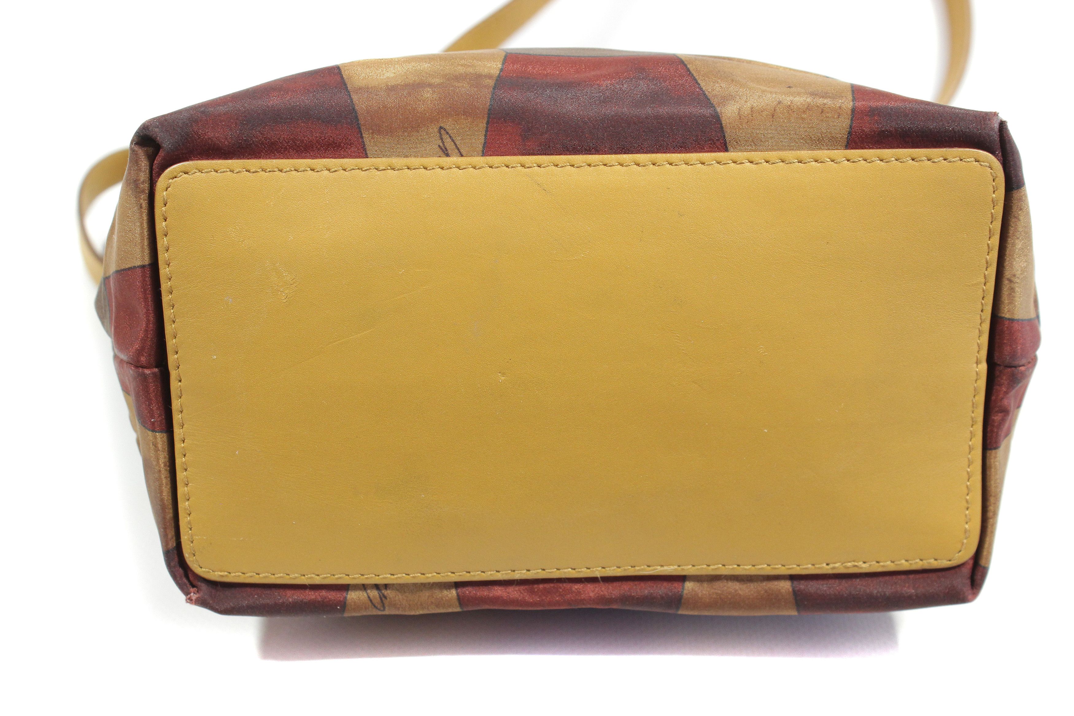 Gucci Nylon Leather Printed Bag 00S Vintage Size ONE SIZE - 6 Thumbnail
