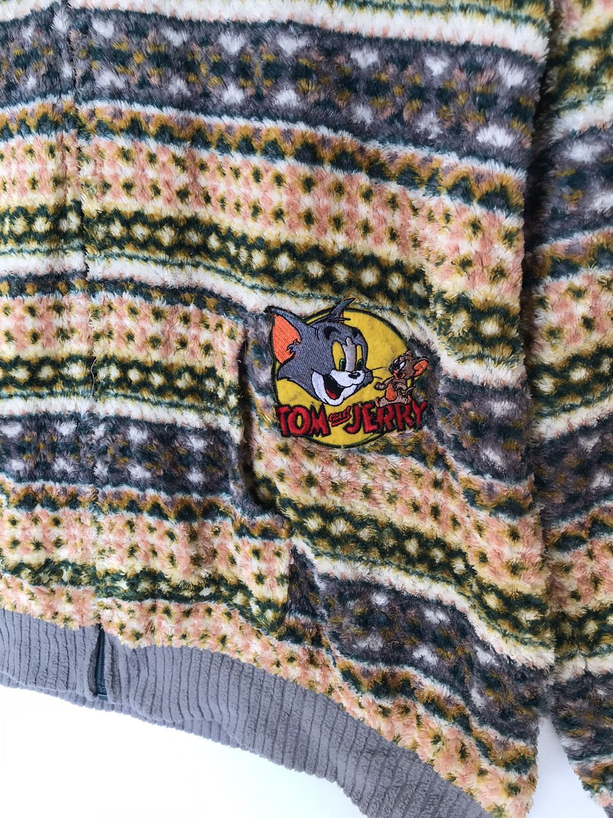 Cartoon Network × Native Tom and Jerry Sherpa Hoodie Fleece Cartoon Vintage Y2K Size US S / EU 44-46 / 1 - 4 Thumbnail