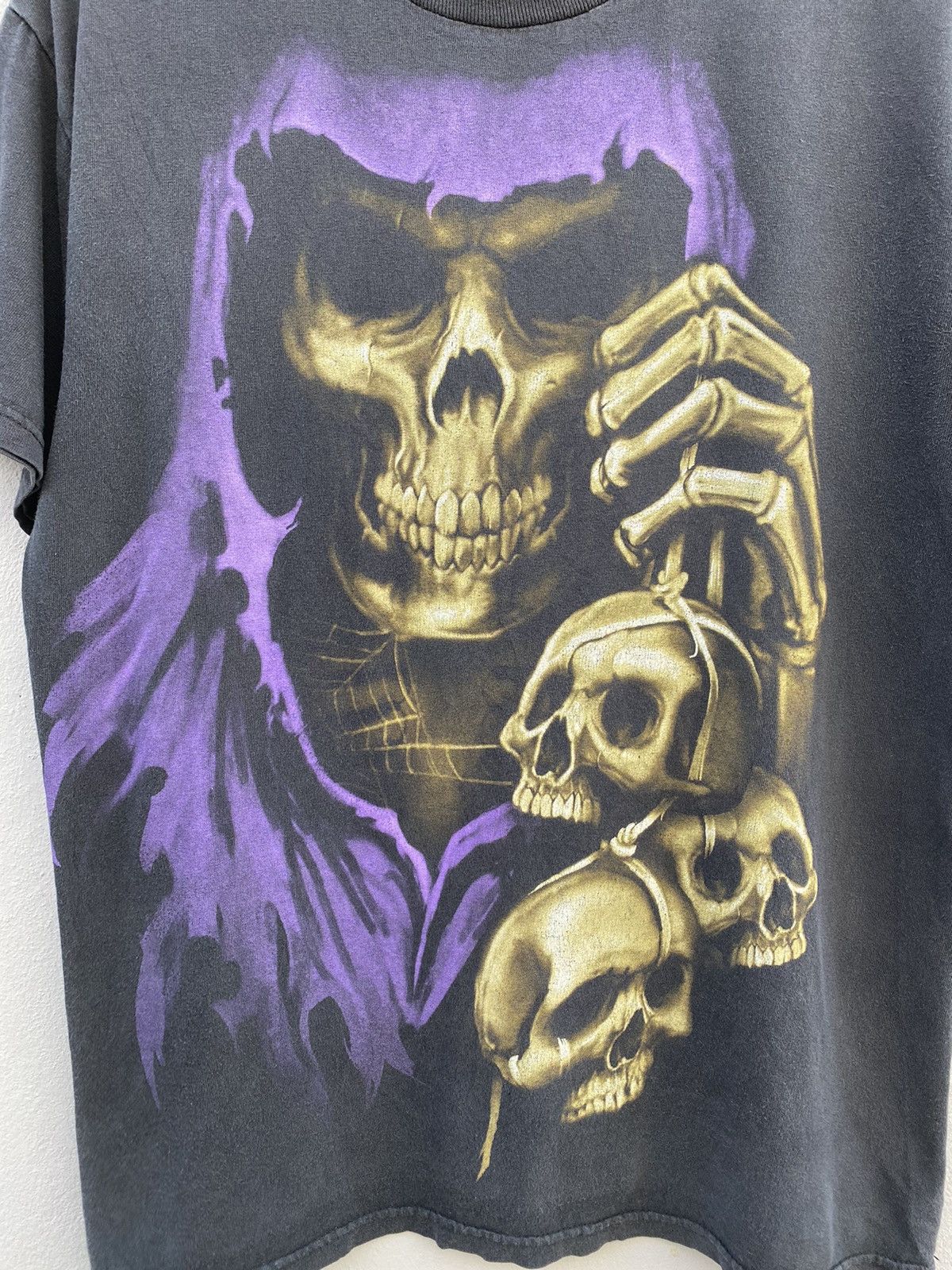 Vintage vintage overprint perfect sunfaded skulls usa tee Size US L / EU 52-54 / 3 - 4 Thumbnail
