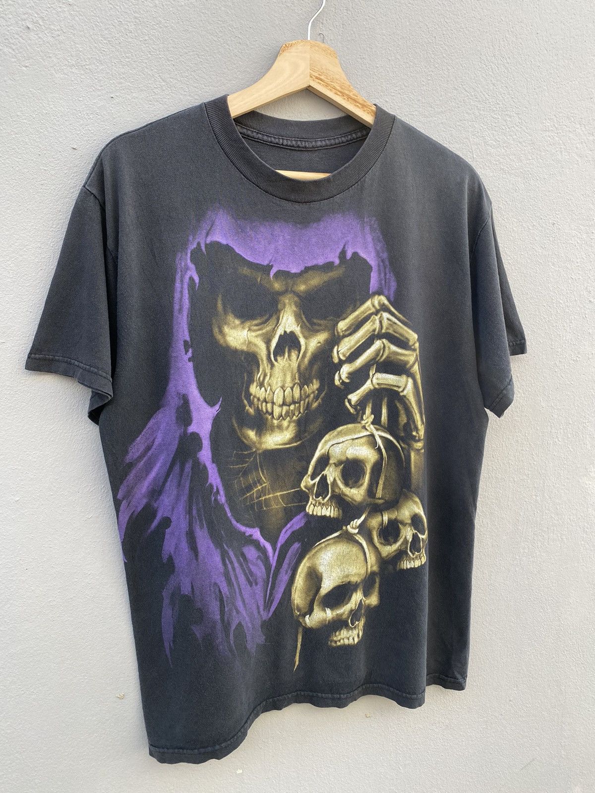Vintage vintage overprint perfect sunfaded skulls usa tee Size US L / EU 52-54 / 3 - 2 Thumbnail