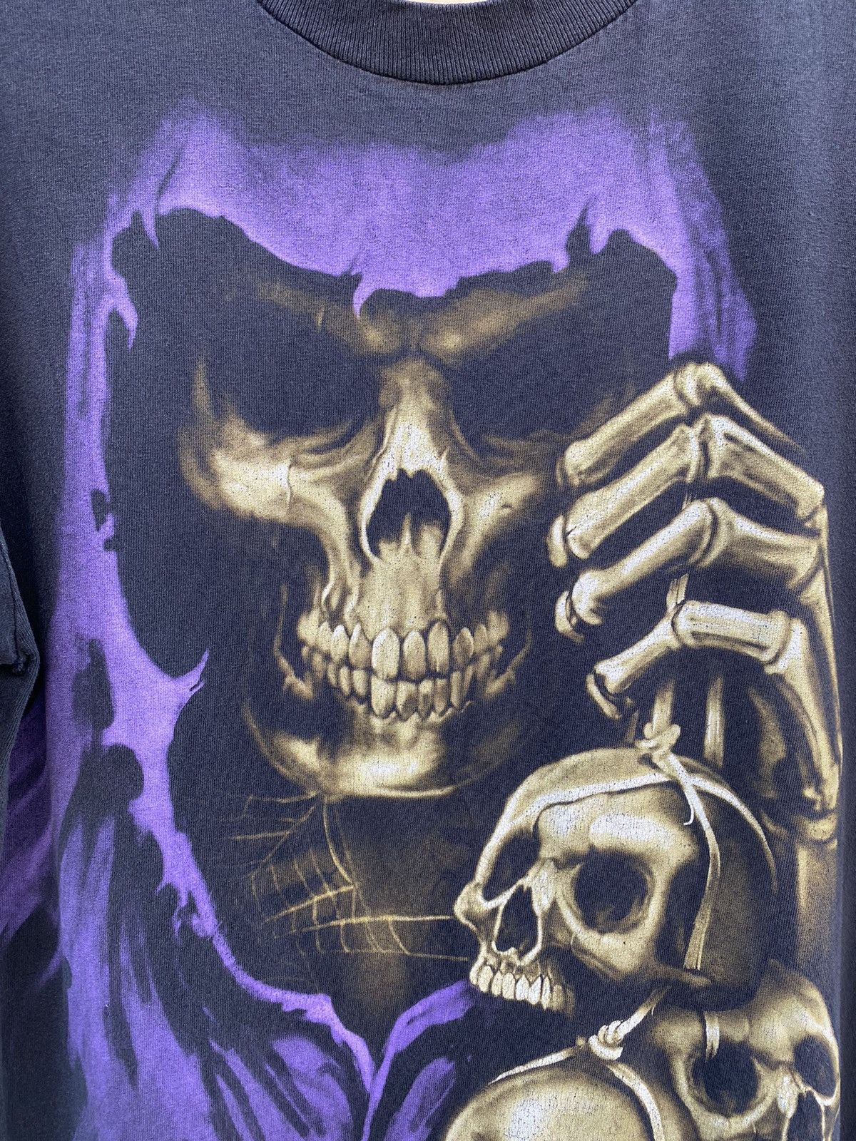 Vintage vintage overprint perfect sunfaded skulls usa tee Size US L / EU 52-54 / 3 - 7 Thumbnail