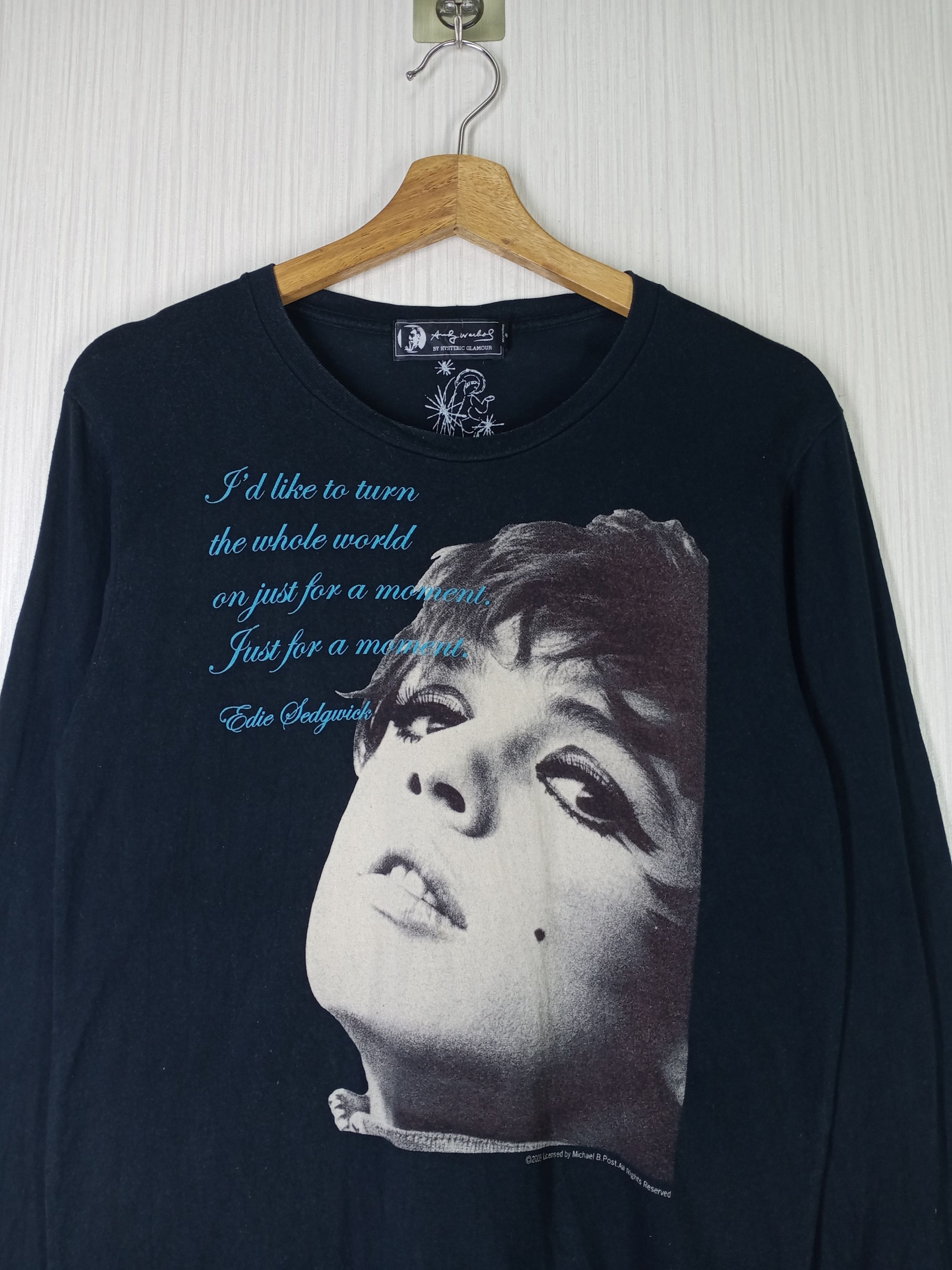 Andy Warhol × Hysteric Glamour Rare Hysteric Glamour X Andy Warhol Tshirt Size US S / EU 44-46 / 1 - 7 Thumbnail